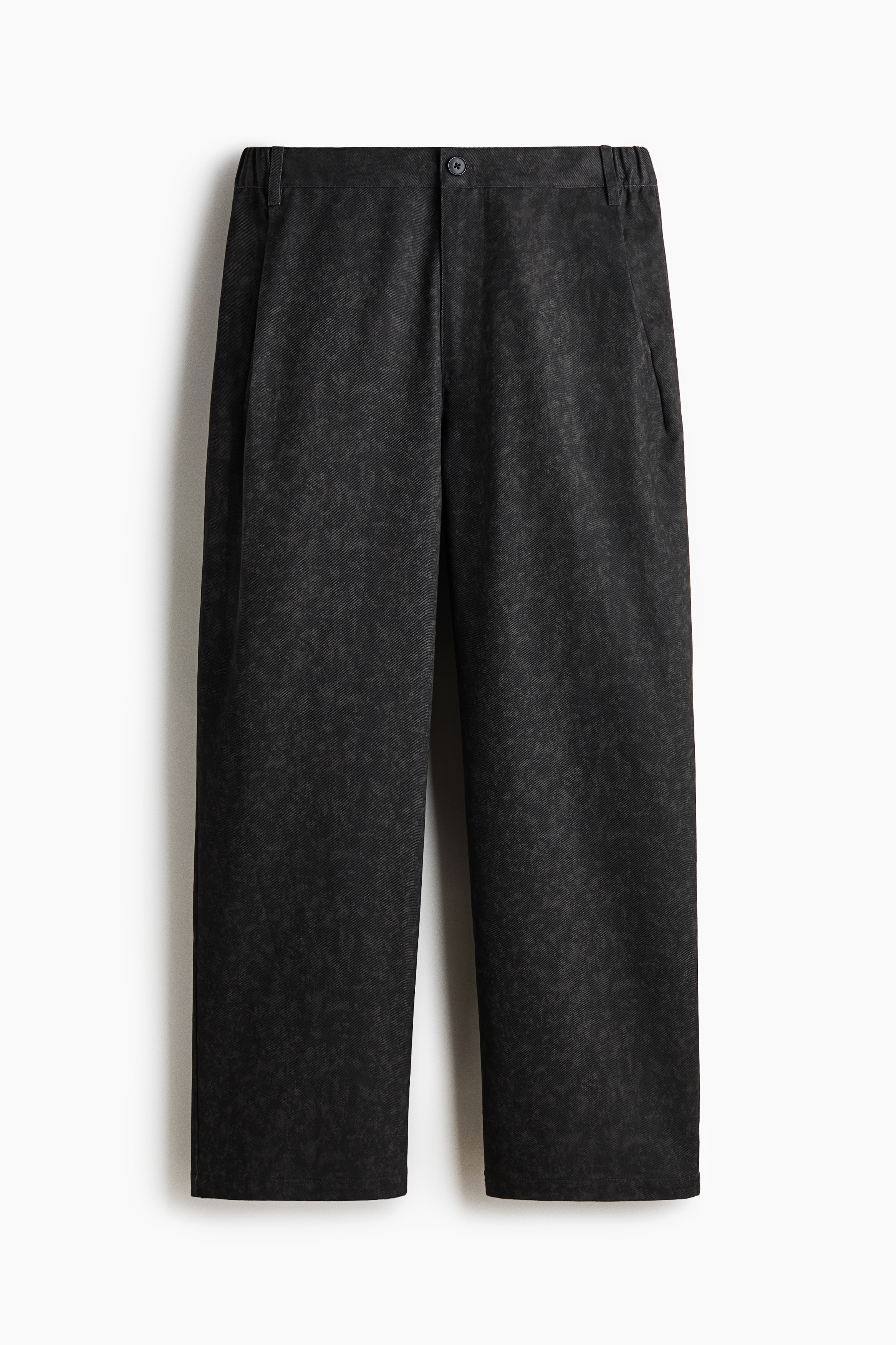 Loose Fit Cotton trousers - ダークグレー