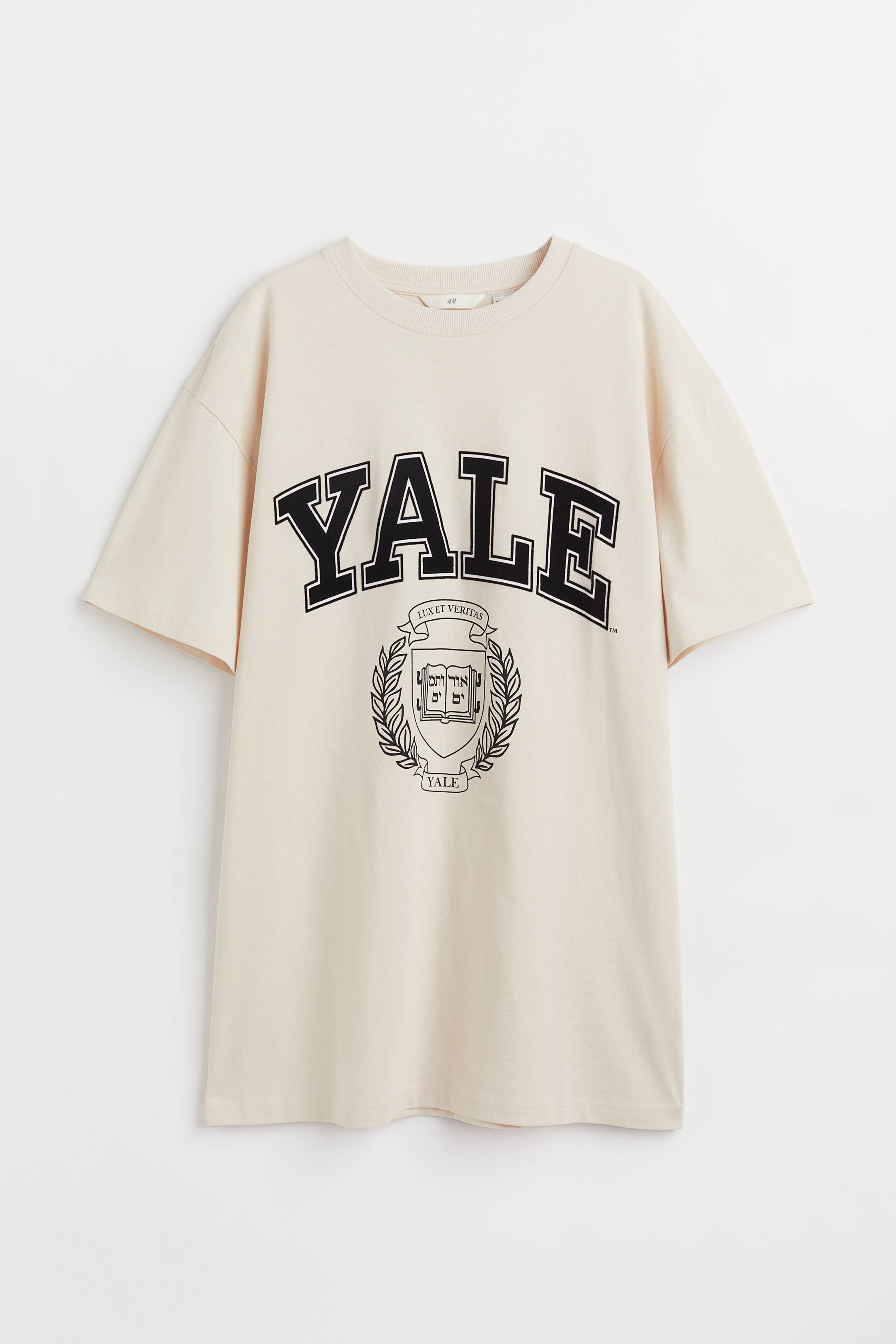 Oversized T-Shirt mit Motivdetail - Rundausschnitt - Kurzarm  