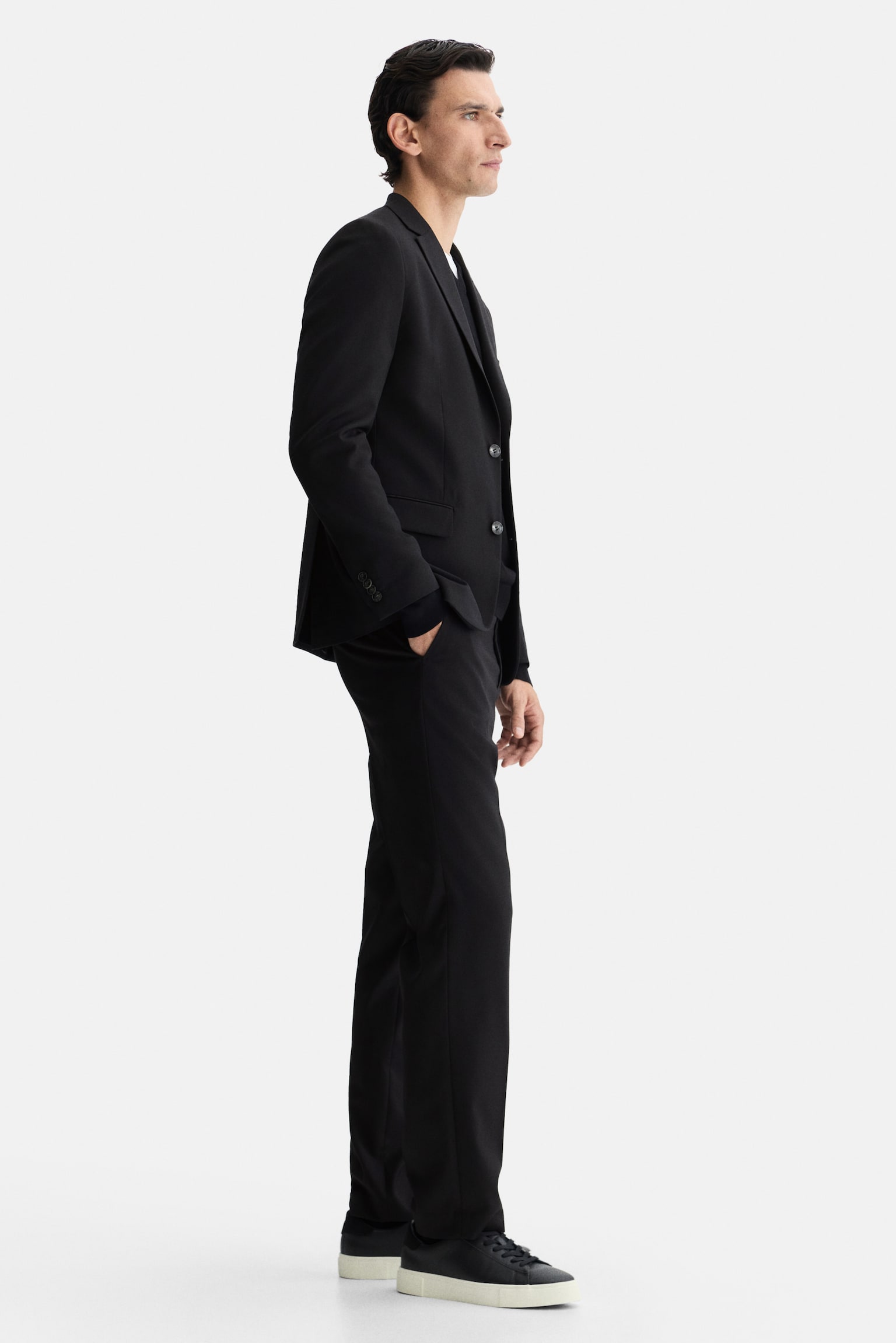 Regular Fit Suit trousers - Black/Beige/Navy blue - 6