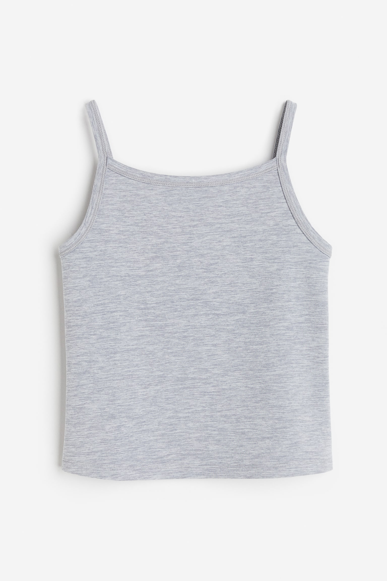 Activewear Singlet In DryMove™ - Light grey marle - 1