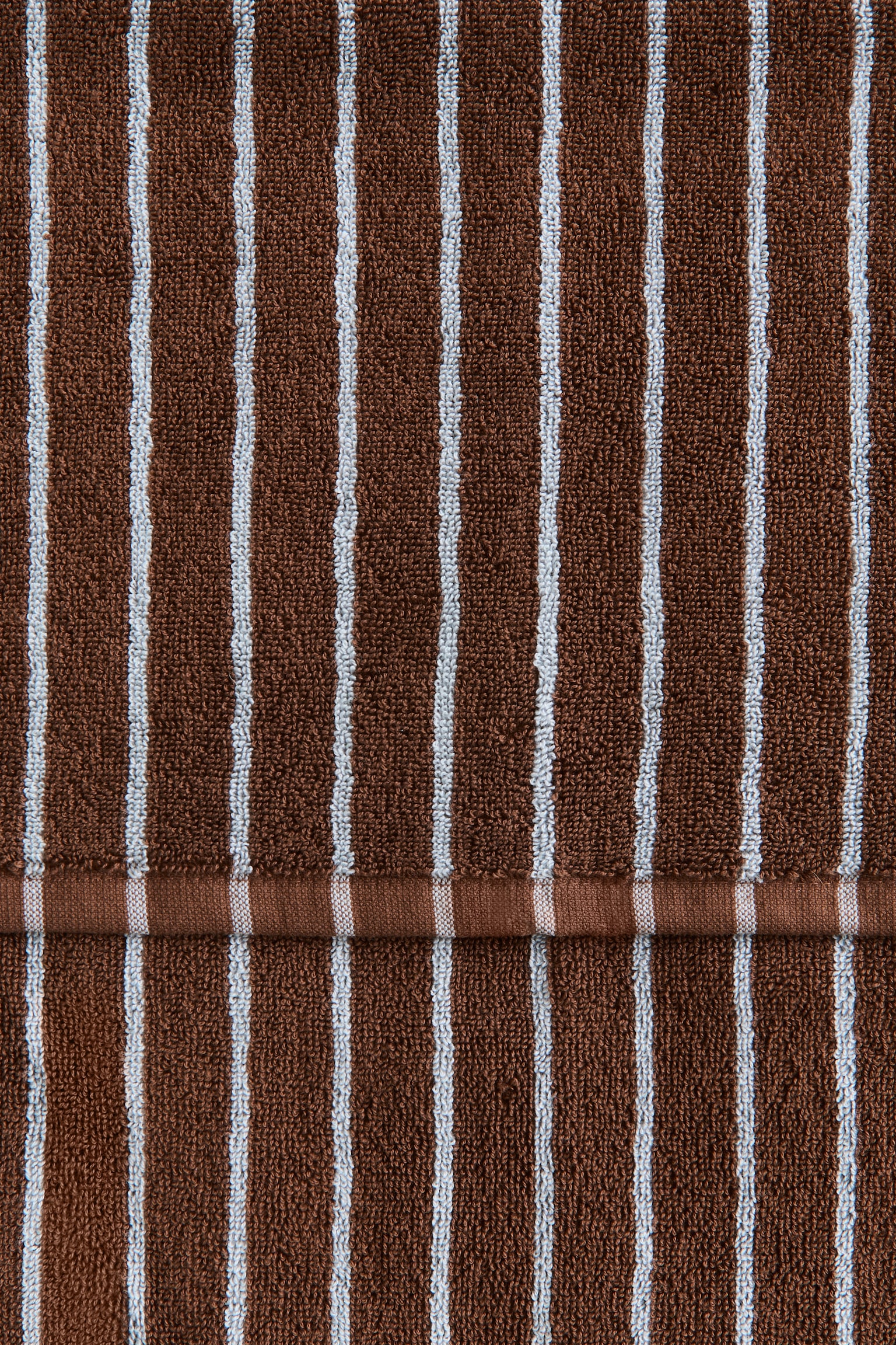 Striped hand towel - Brown/Striped/Light beige/White/Light blue/Beige striped/Sage green/Black striped/Light blue/Striped/Yellow/White striped/White/Black striped - 3