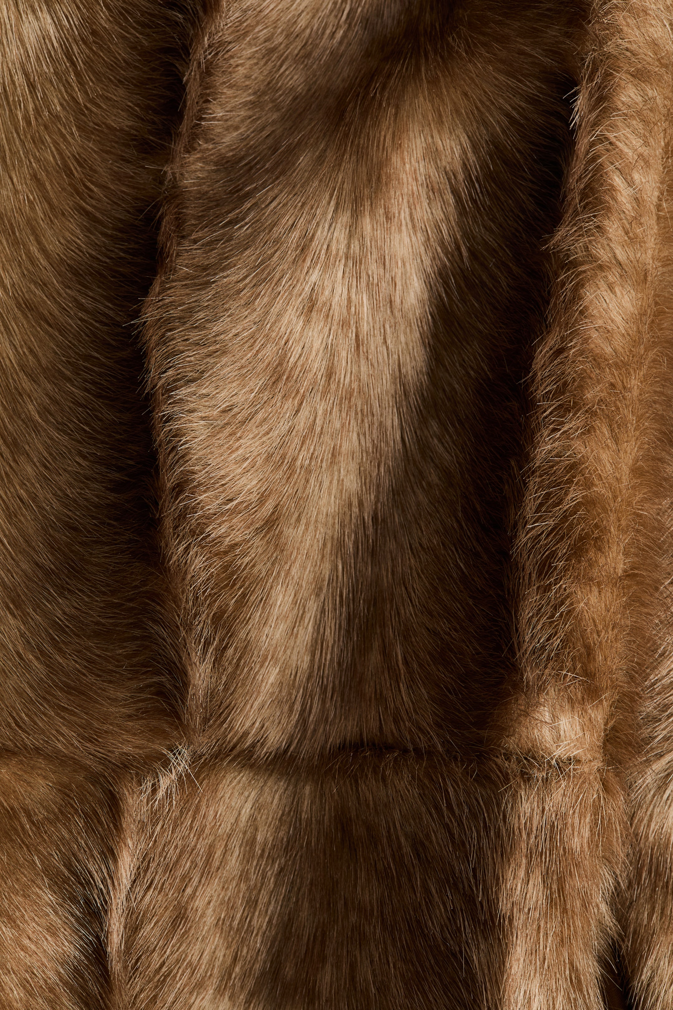 이미지 확대 보기: 머플러 디테일 코트 - 다크 베이지 - 여성 | H&M KR 7