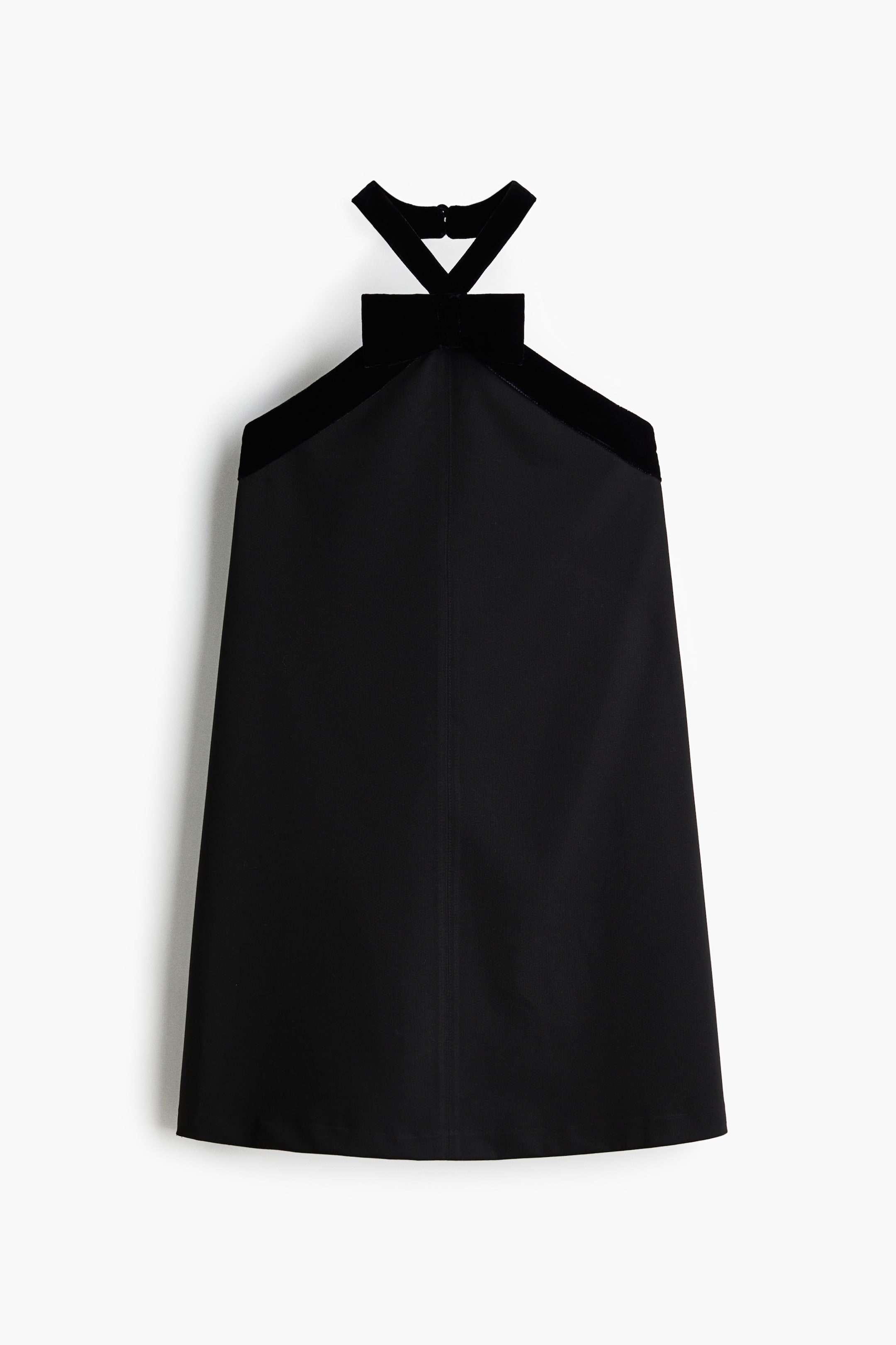Ampliar la imagen: Vestido halter con detalle de moño - Negro - Ladies | H&M MX 4