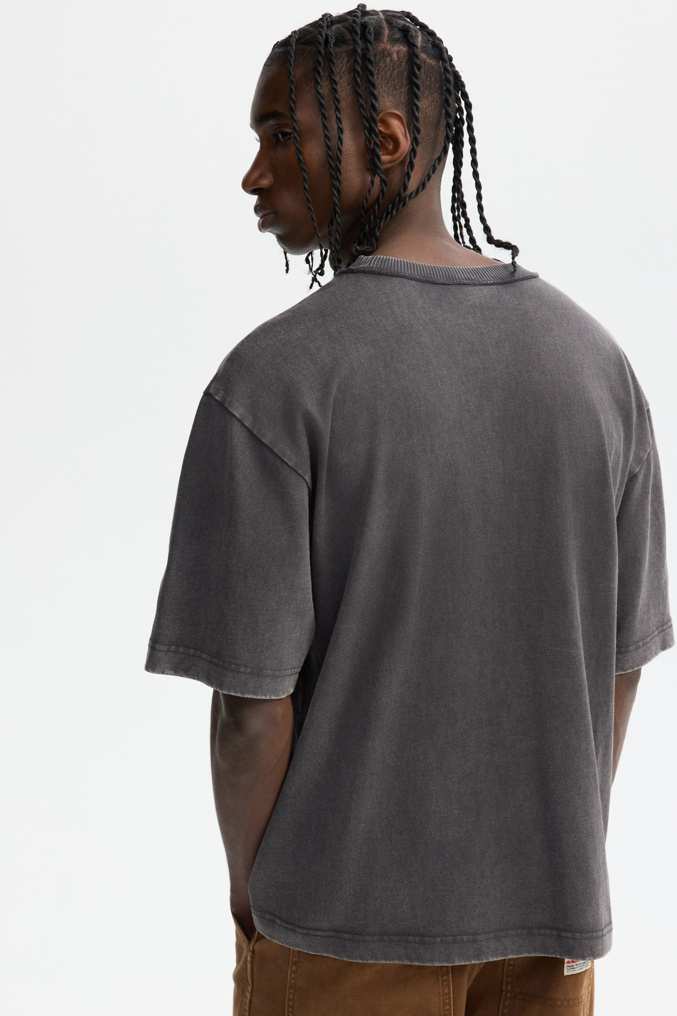 Xem ảnh lớn hơn: Áo thun in hình Loose Fit - Màu xám đậm/Rodeo Sunset - Men | H&M VN 4