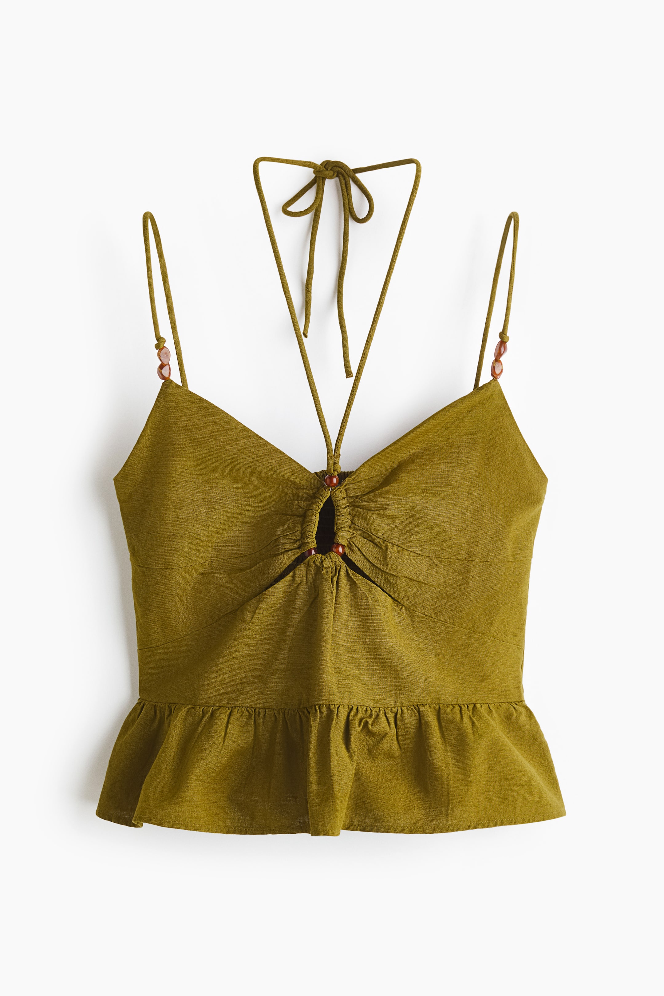 Linen-Blend Camisole Top