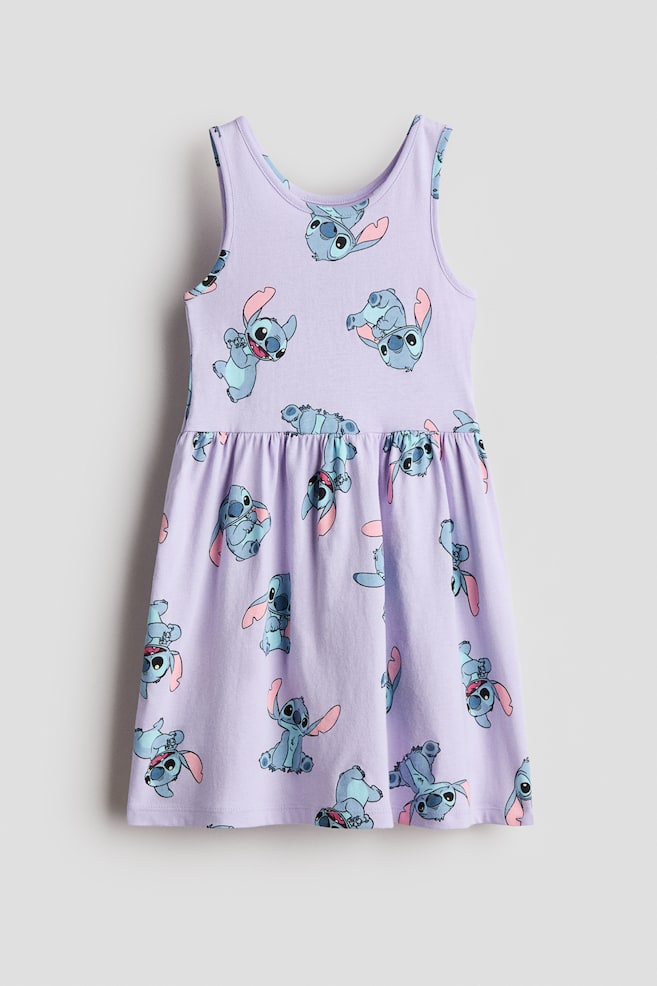 Printed cotton dress - Light purple/Lilo & Stitch/Light blue/Bluey/Light blue/Inside Out/Light pink/Hello Kitty/Light blue/Frozen/Light turquoise/Squishmallows/White/Hello Kitty/Lilac/PAW Patrol/White/Minnie Mouse/Pink/Sanrio/Light blue/Hello Kitty - 1