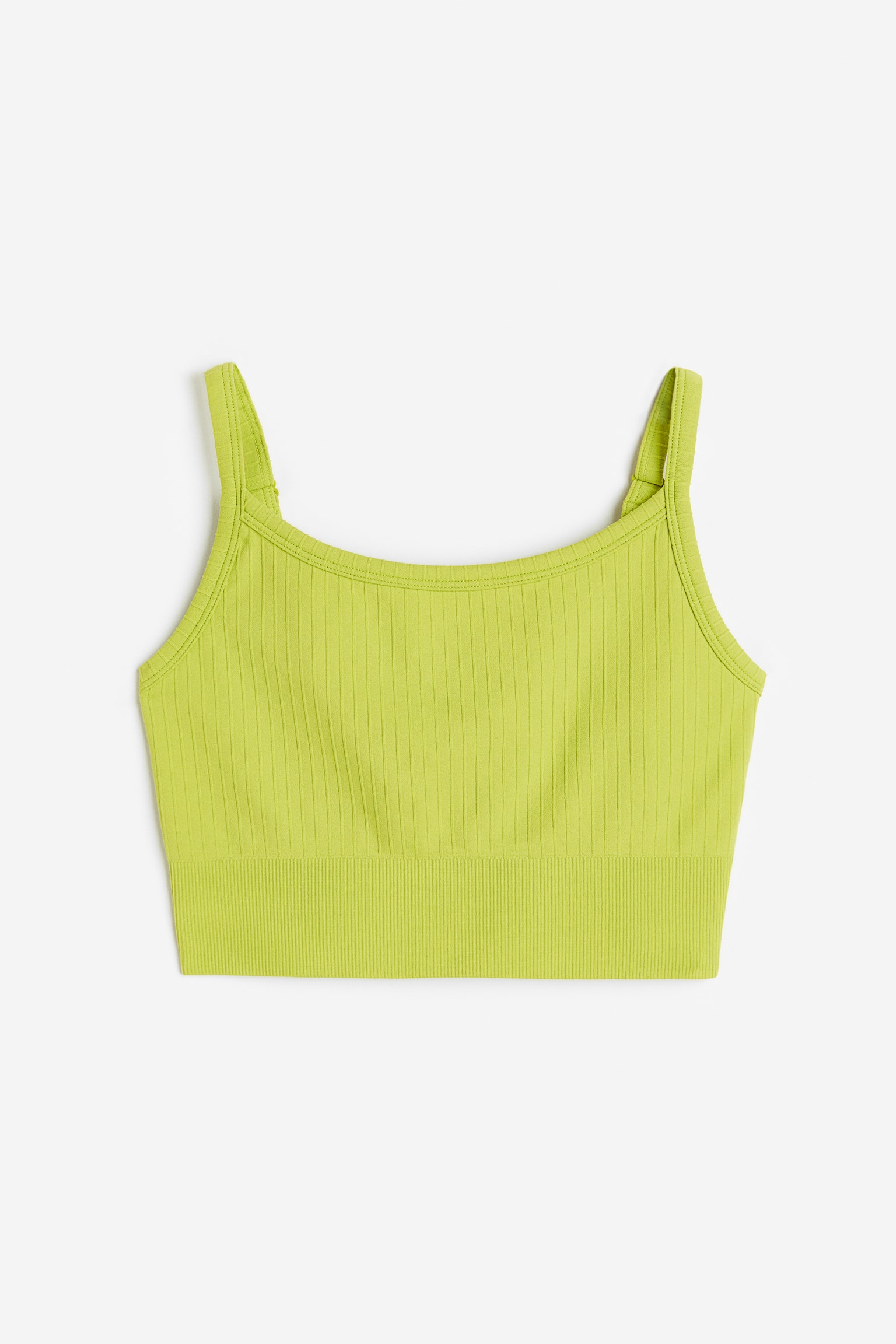 DryMove™ Light Support Sports Bra - Lime green/Black - 1