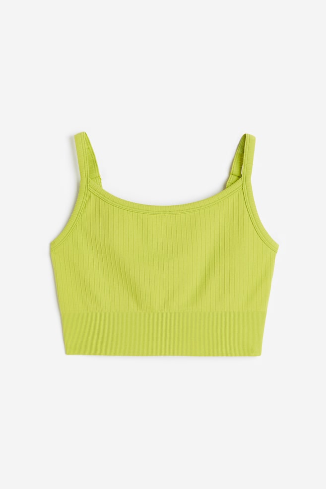 DryMove™ Light Support Sports bra - Lime green/Black/Light brown/Cerise/dc - 2
