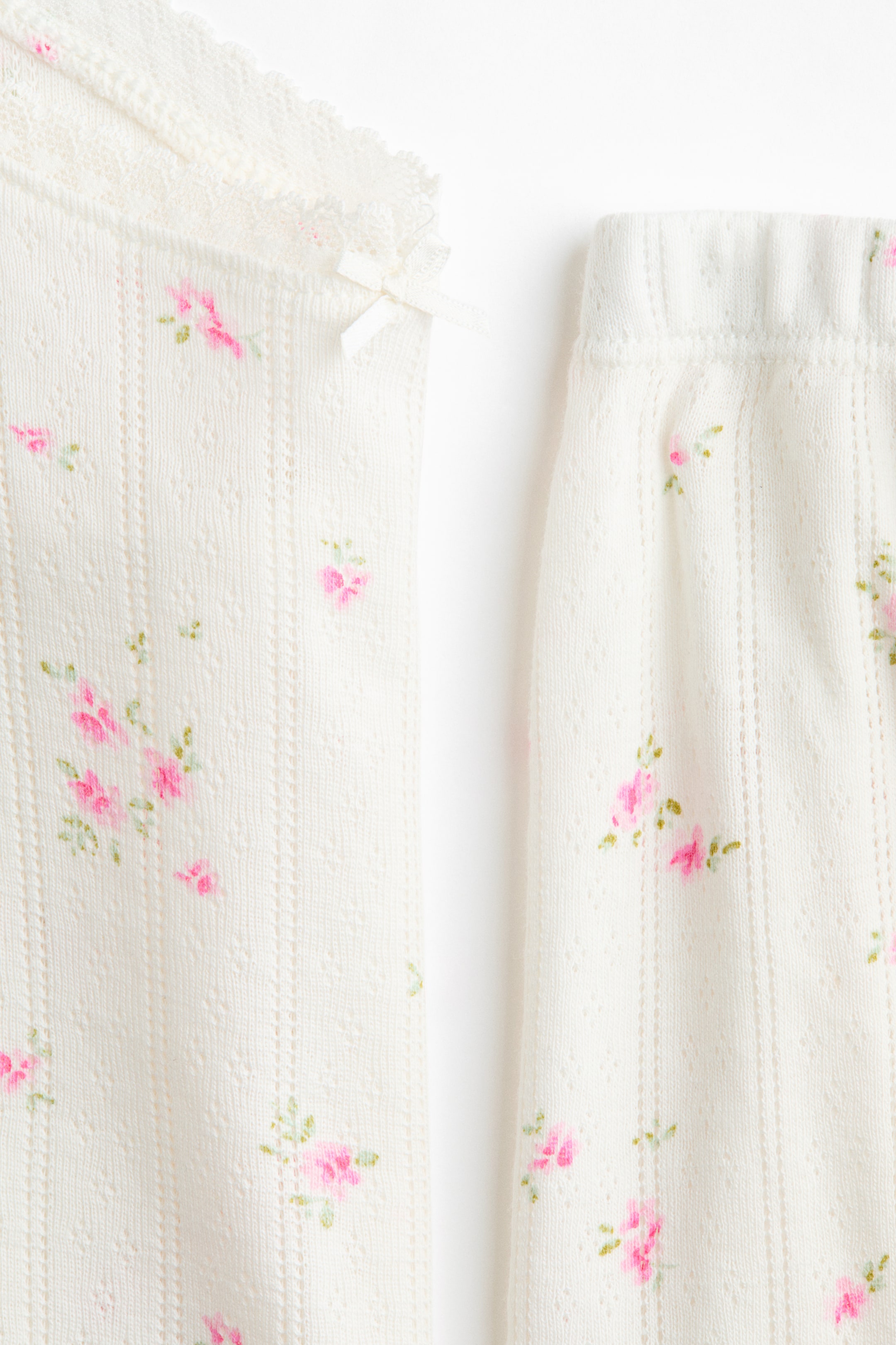 Cotton Pointelle Pajamas