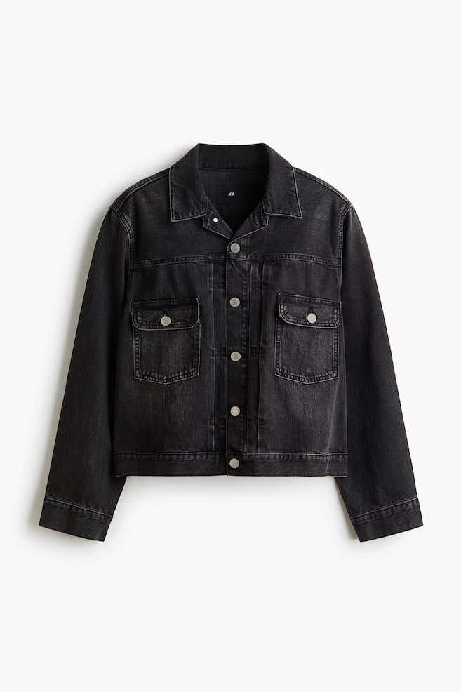 Denim trucker jacket - Denim black/Dark denim blue/Denim blue - 1