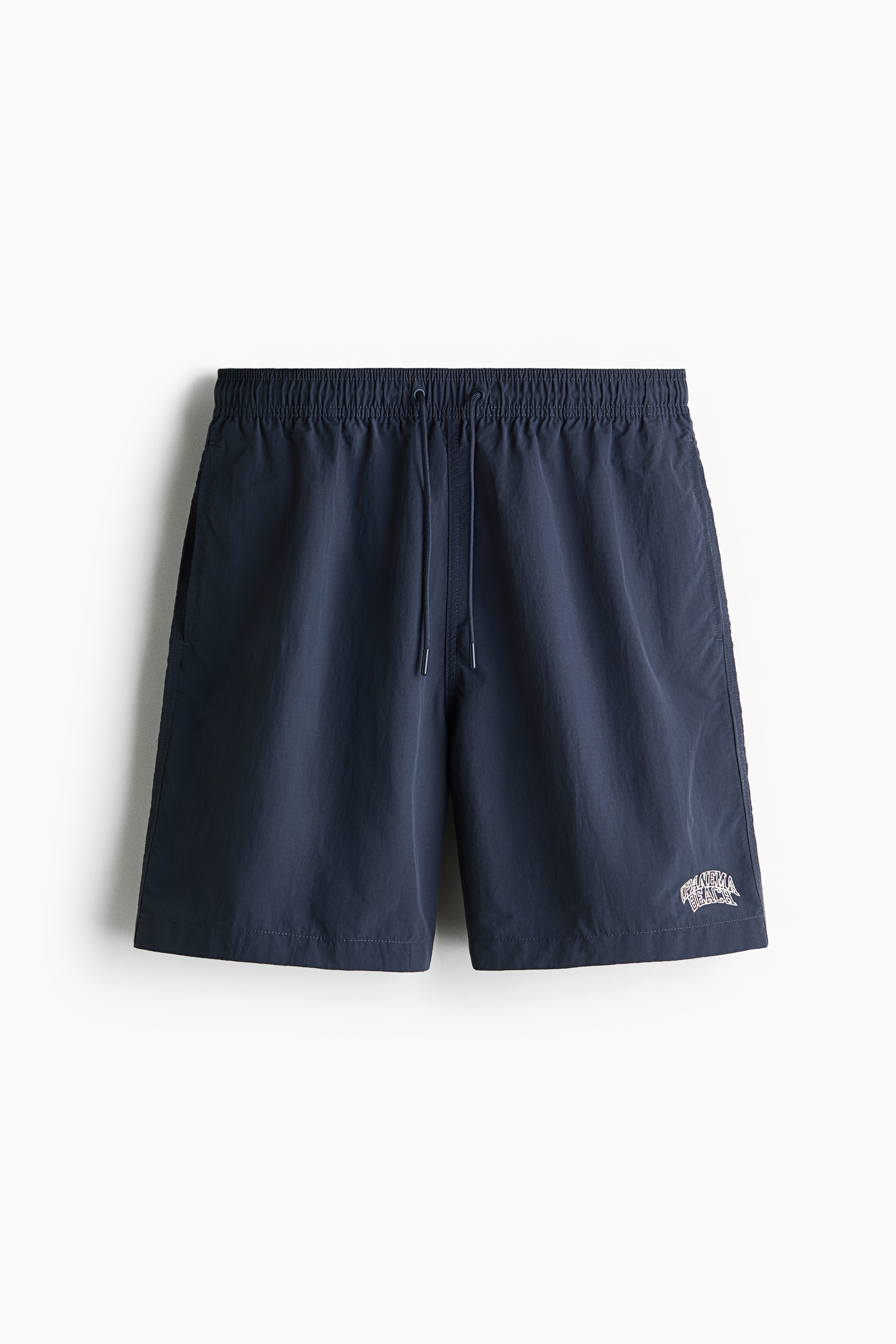 Lange badeshorts - Mørkeblå/Sort
