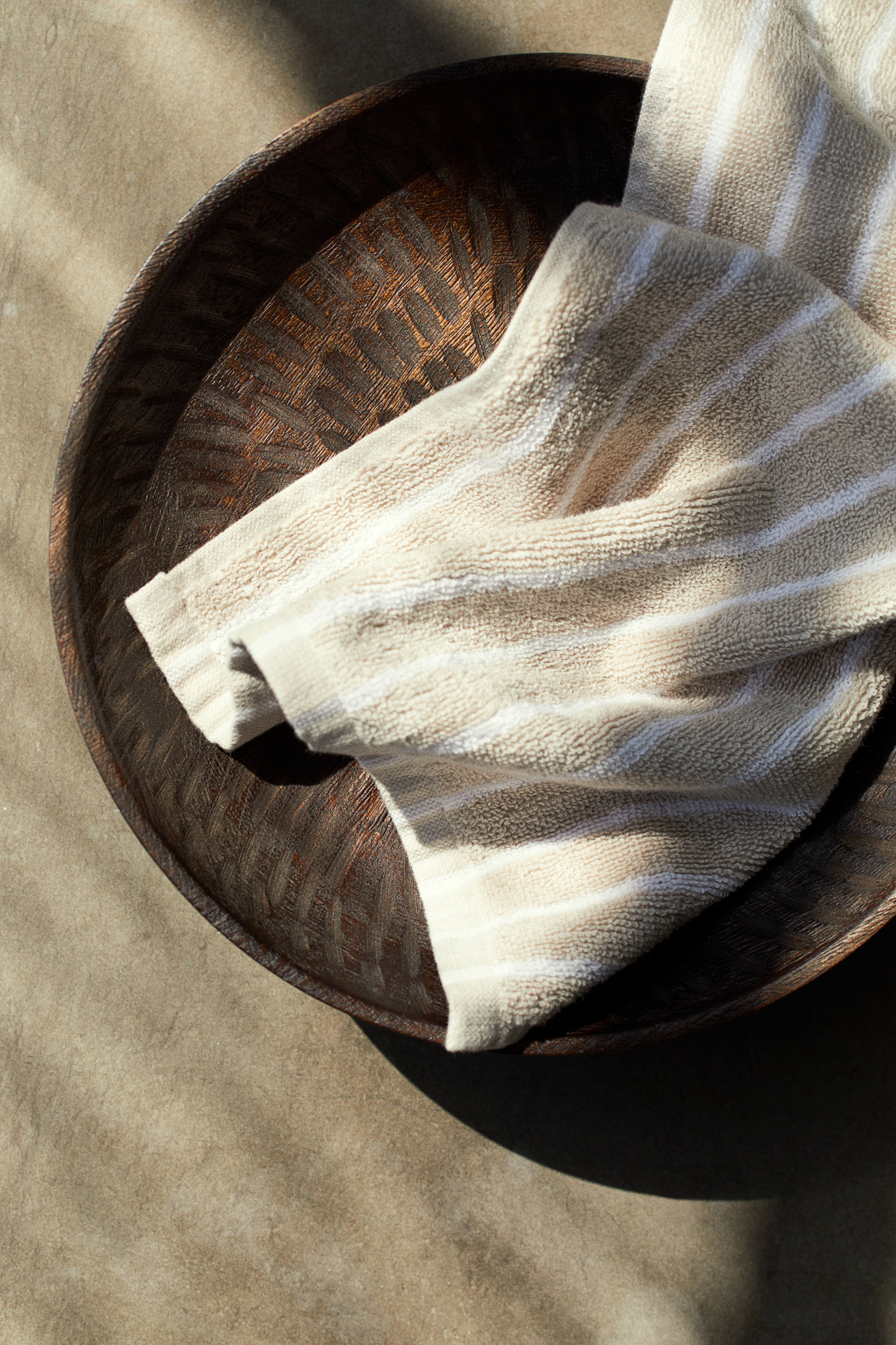 Striped Guest Towel