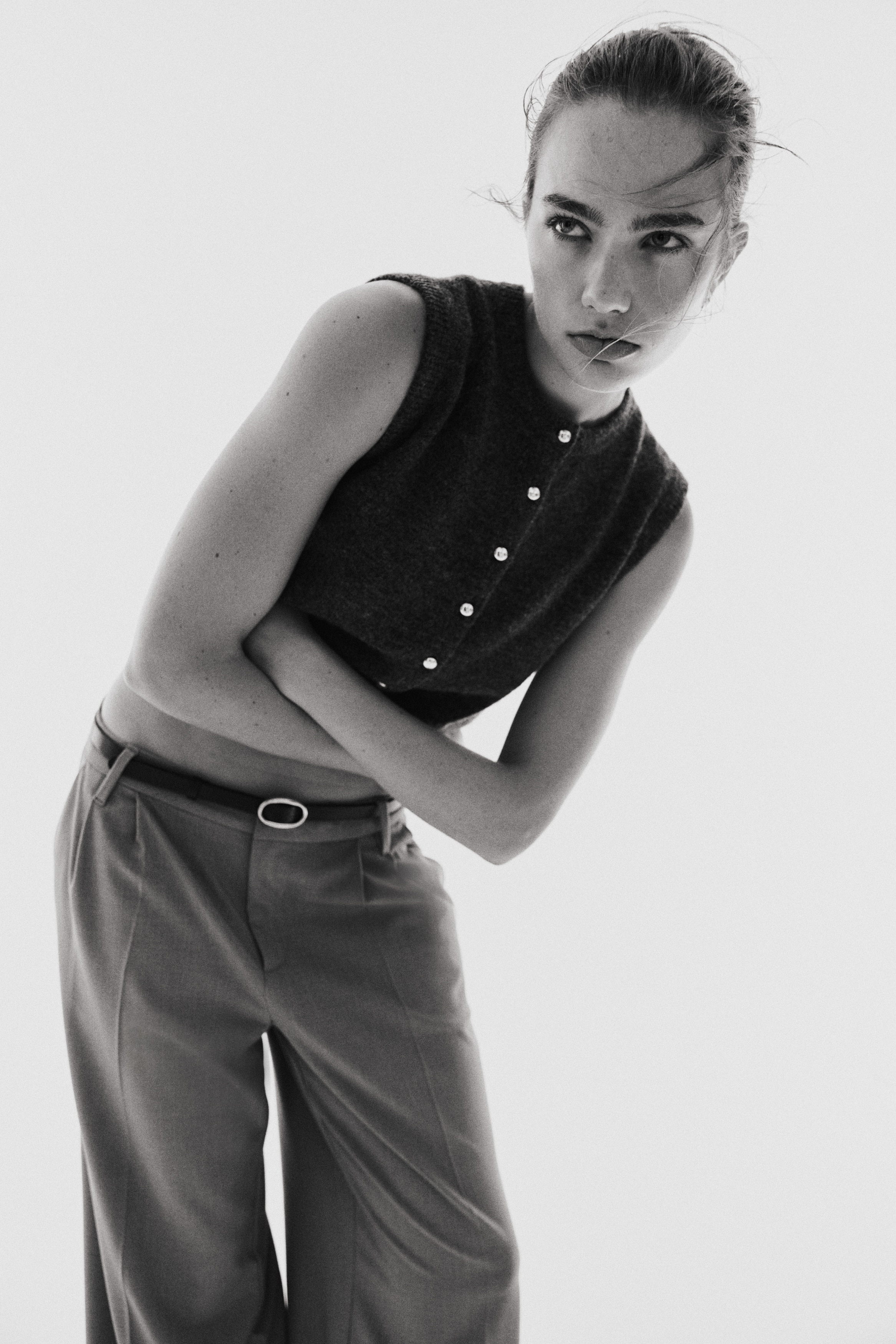 Knitted waistcoat