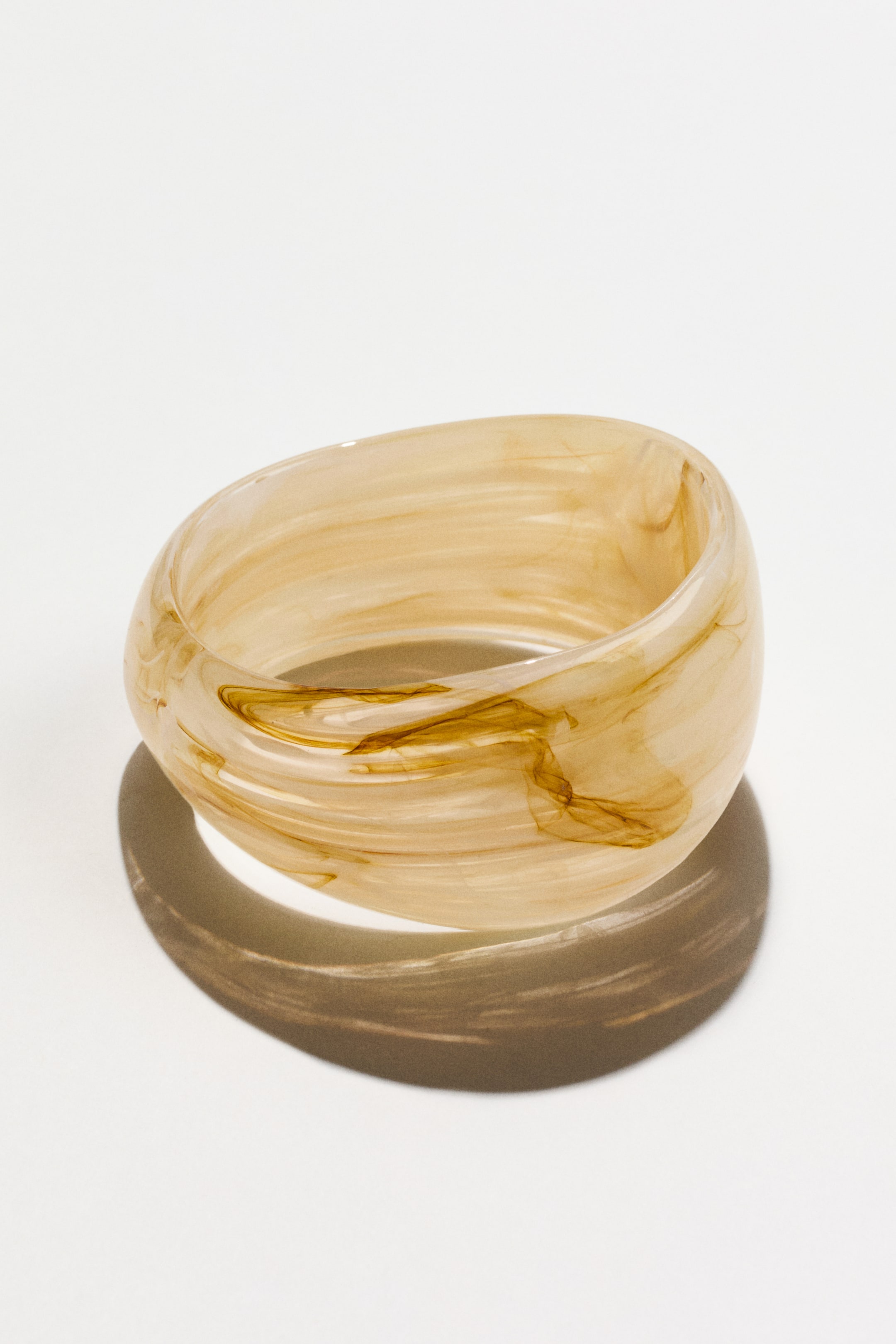 View larger image: Chunky bangle - Cream/Marbled - Ladies | H&M 1