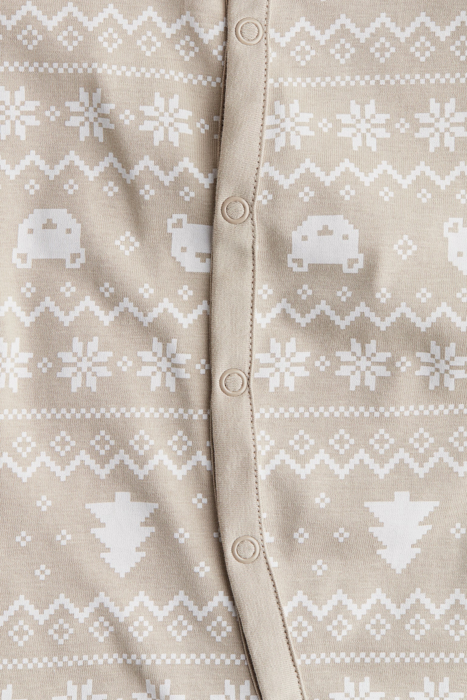 Patterned sleepsuit - Light beige/Patterned/Red/Christmas/Light blue/Spaceships/White/Elephants/White/Hearts/White/Bears/White/Koalas/Red/Christmas/Dark grey/Ghosts/White/Patterned - 2