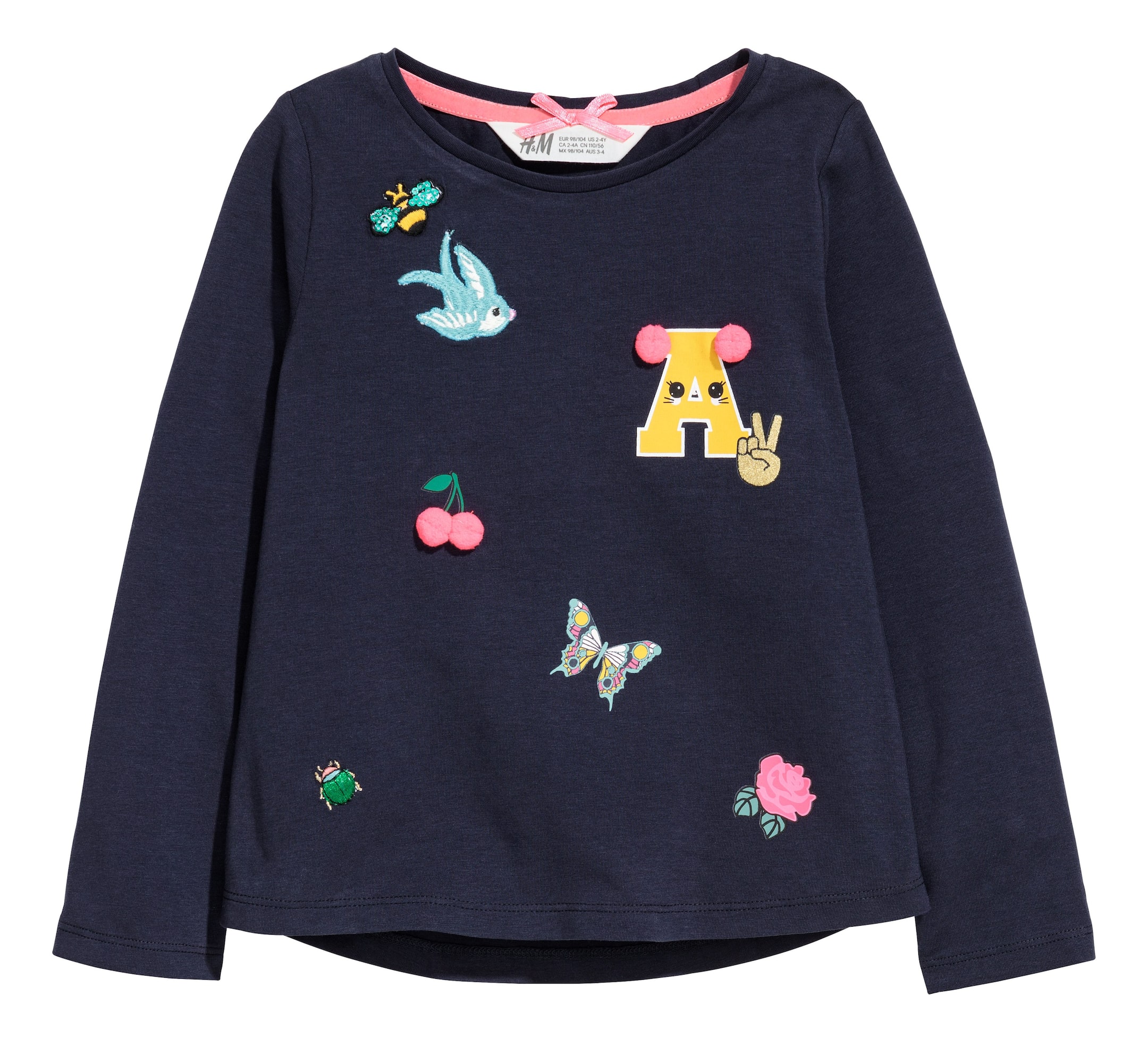 View larger image: Jersey top - Dark blue - Kids | H&M GB 1