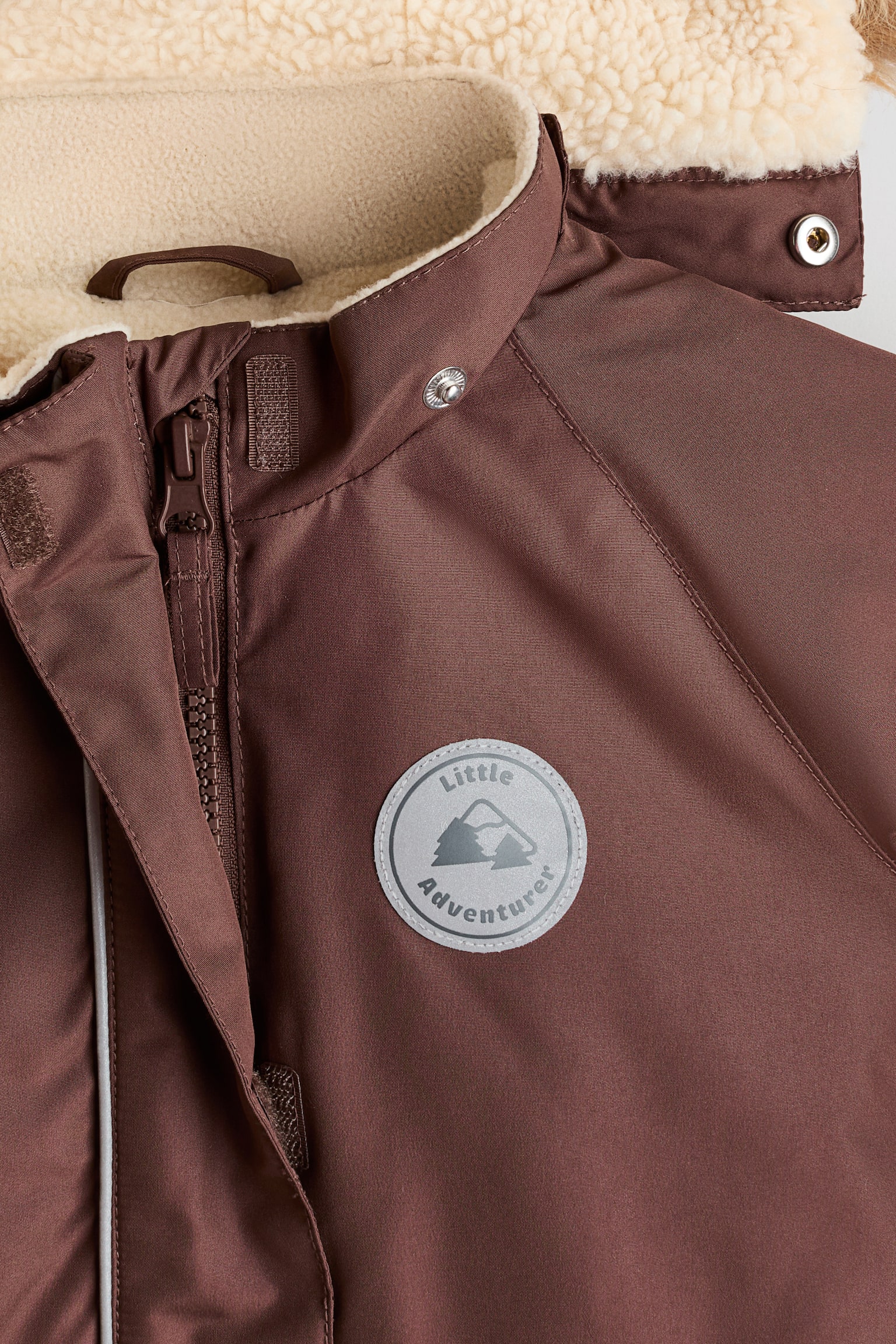 Детский комбинезон H&M Water-Repellent Snowsuit, цвет: Коричневый — фото 8