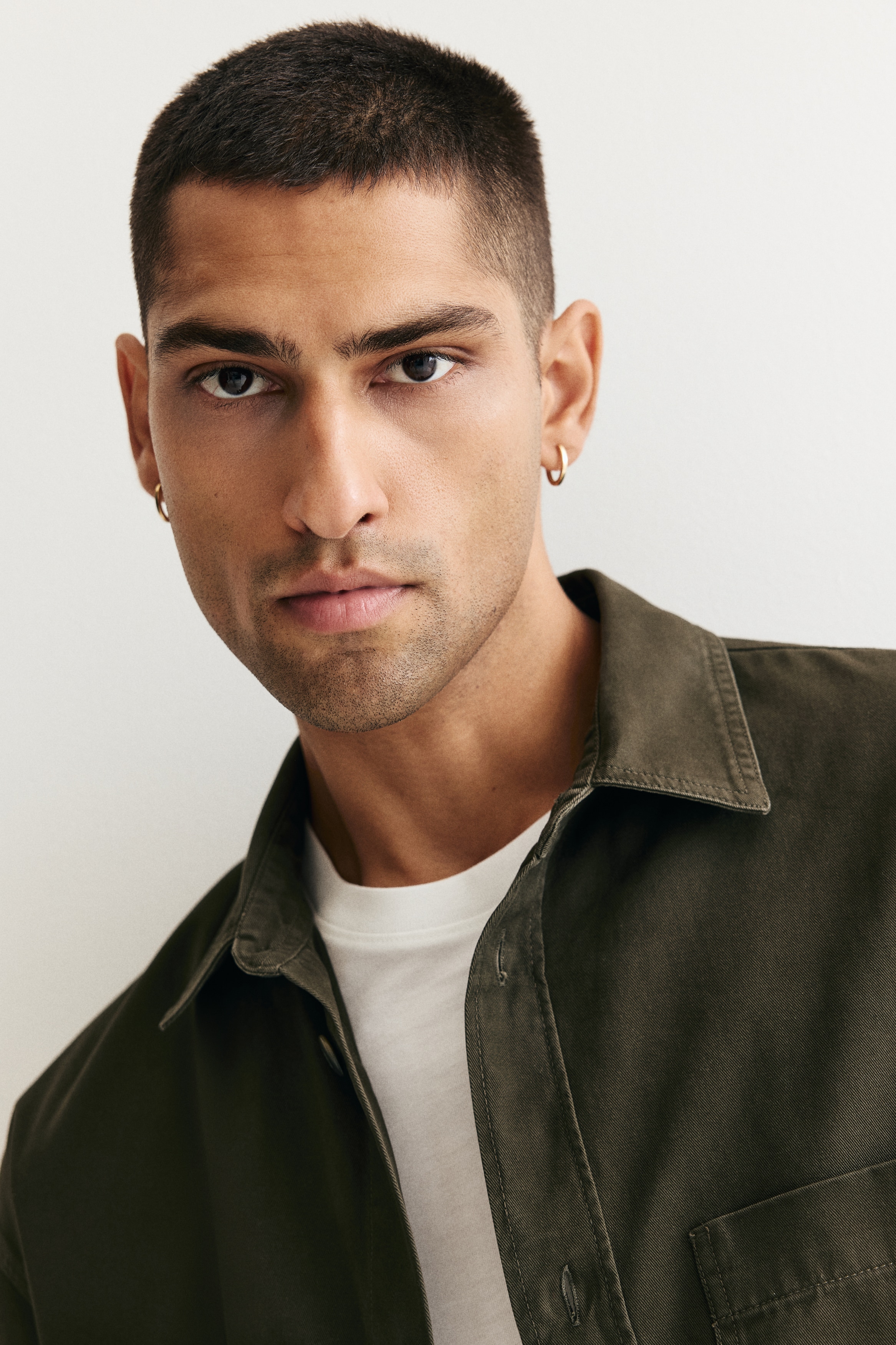 Relaxed Fit Twill overshirt
