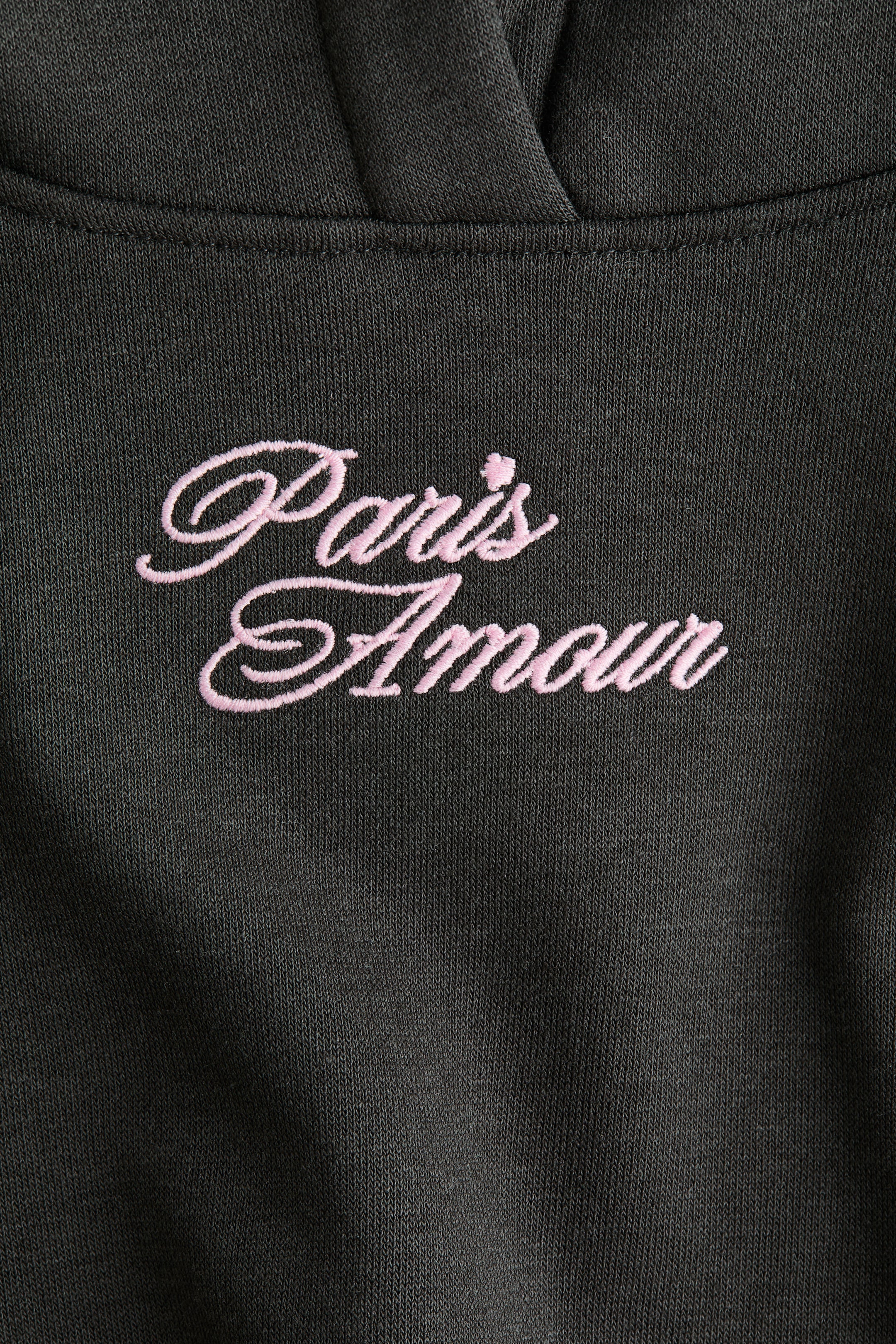 拡大画像を表示: オーバーサイズ デザインスウェットパーカ - ダークグレー／Paris Amour - Kids | H&M JP 2