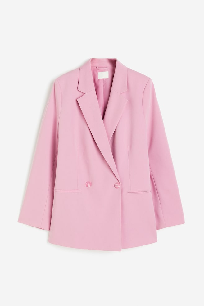 Double-breasted blazer - Pink/Black/Bright red/Light blue/dc/dc - 2