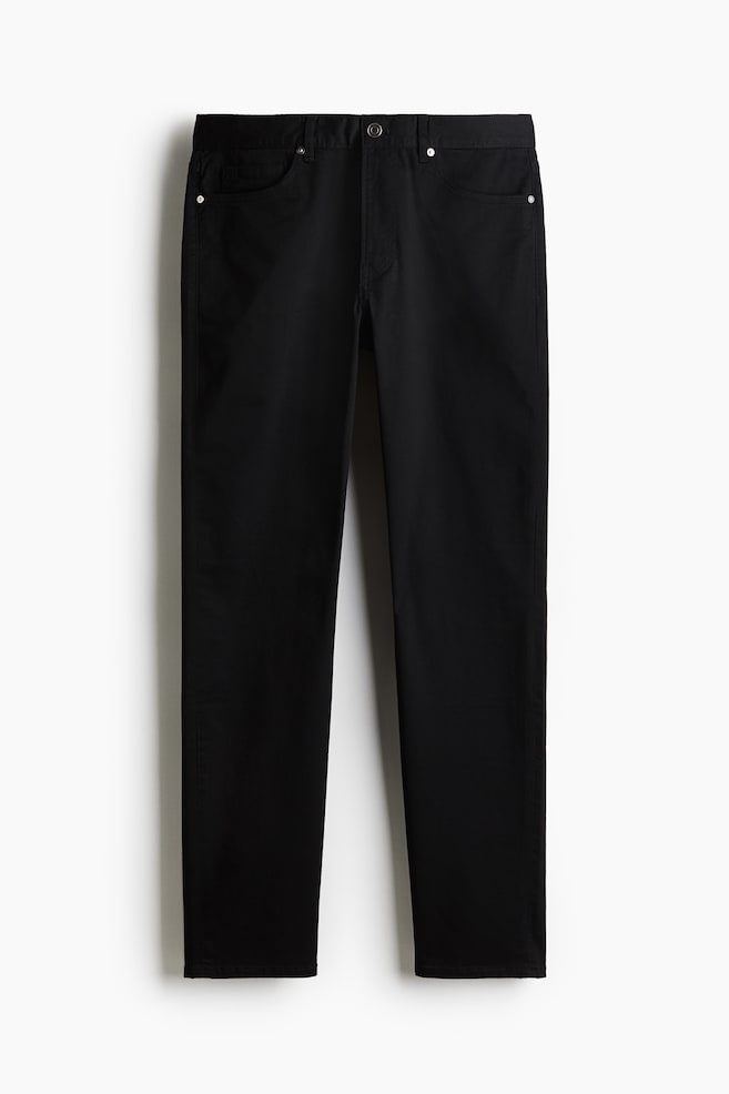 Slim-Fit 5-Pocket Pants - Black/White/Navy blue/Beige/Beige/Dark gray - 1