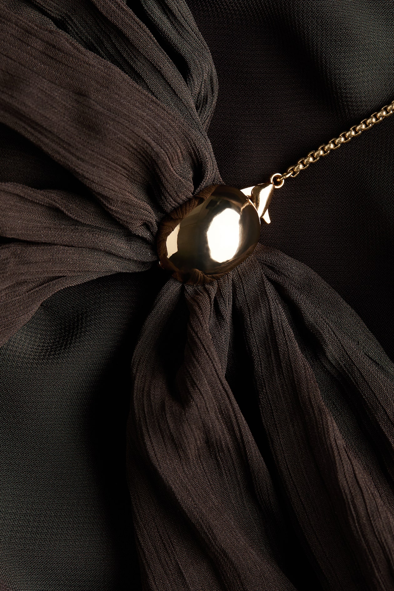 Cape-Detail Cutout Dress - image 2