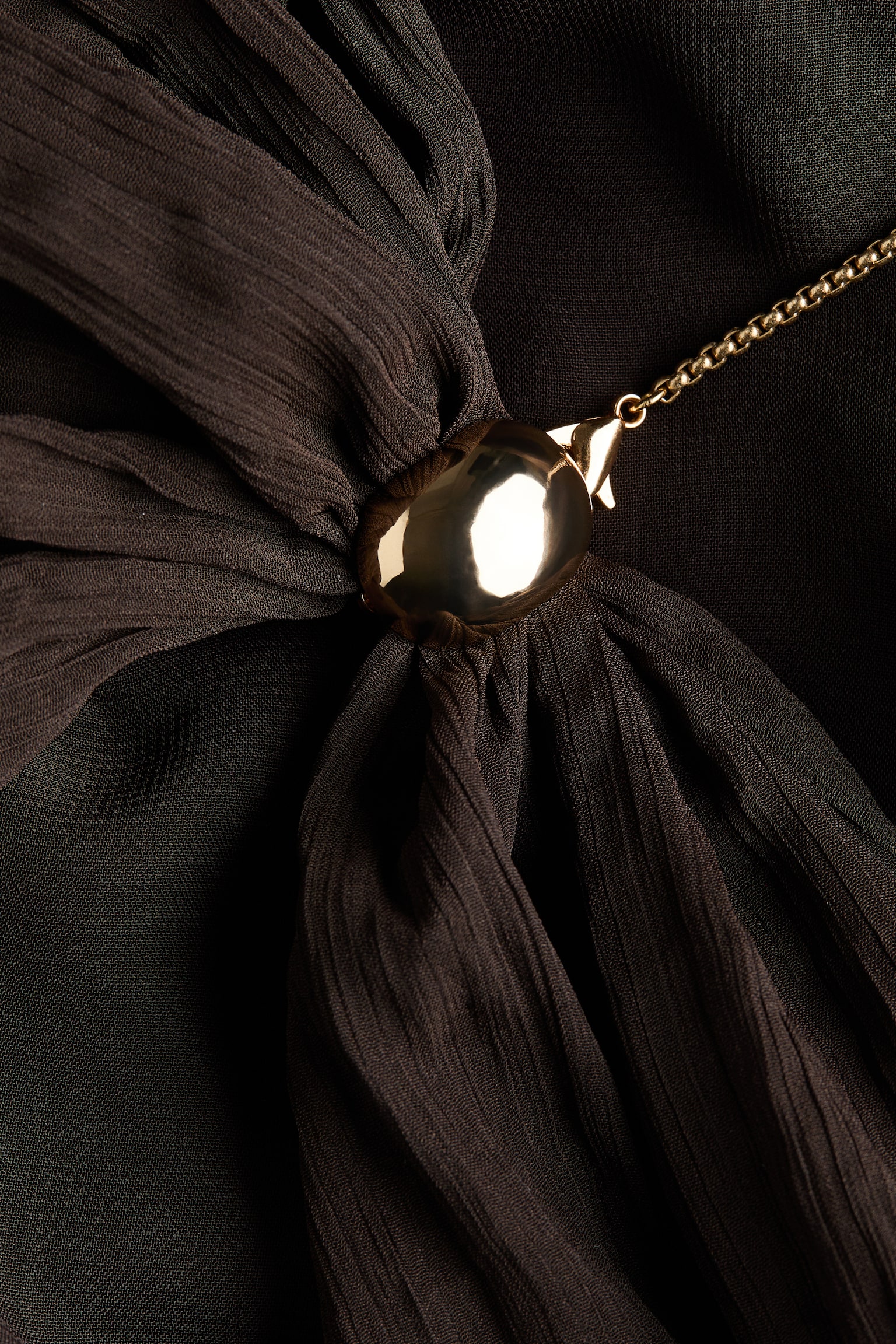 Cape-detail cut-out dress - 3