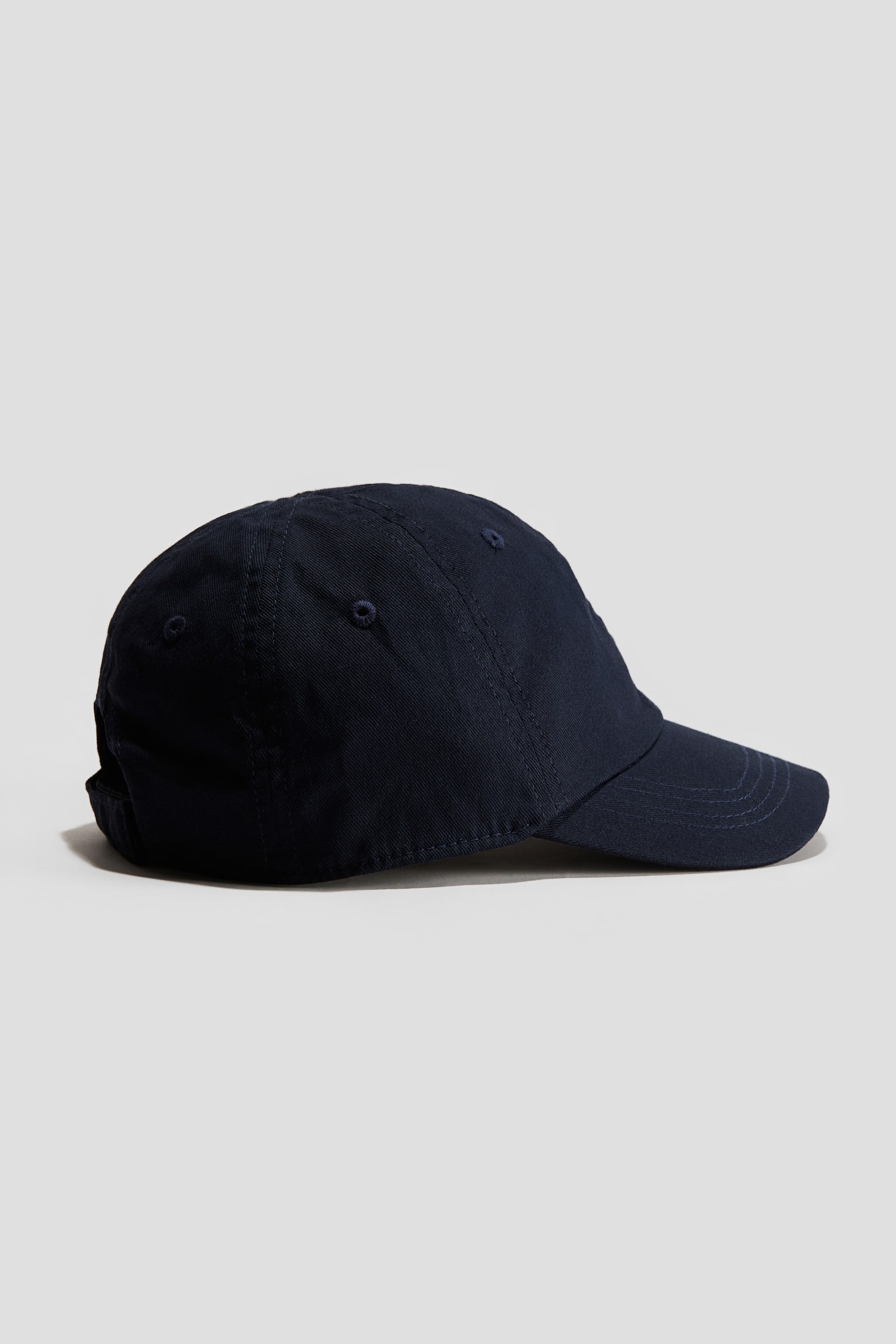 Twill cap - Navy blue/Red - 2