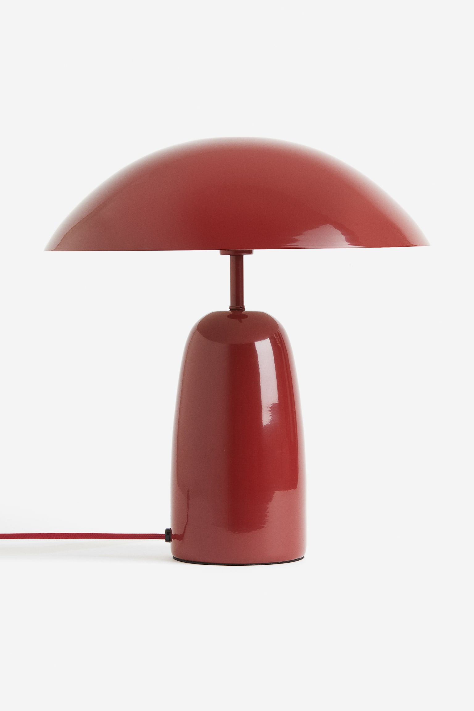 Metal table lamp - Dark red/White/Camel/Orange - 1