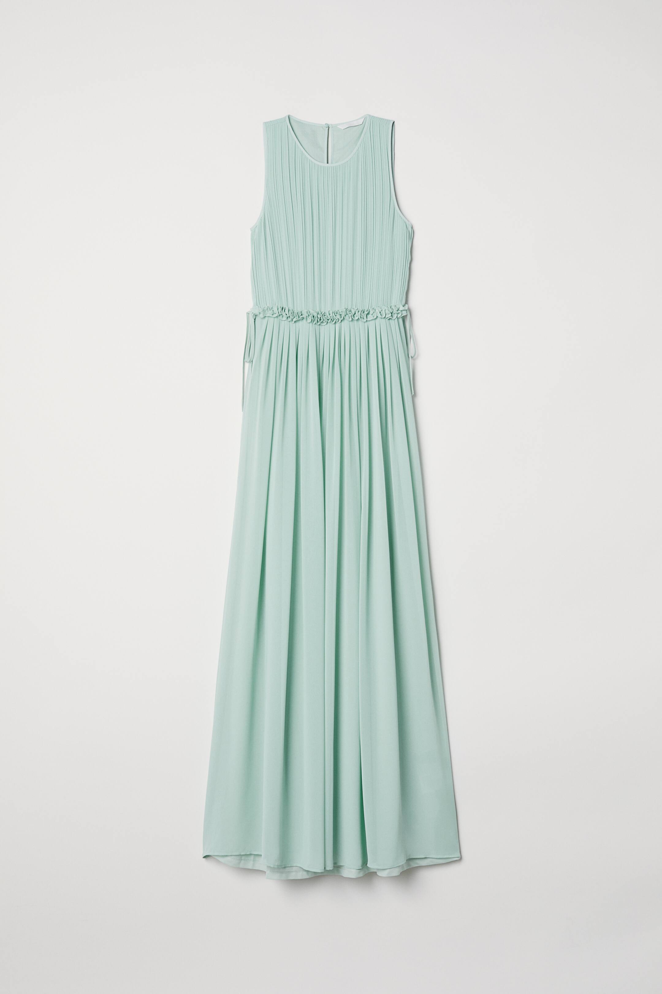 Robe Femme Mousseline Vert Menthe – Taille 12, Neuve Avec étiquettes, Détails Sequins