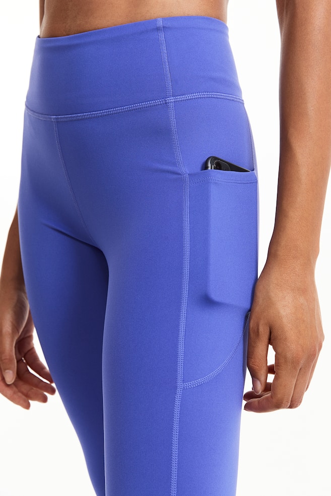 DryMove™ Pocket-detail sports tights - Lavender blue/Black/Dark green/Light khaki green/dc/dc - 8