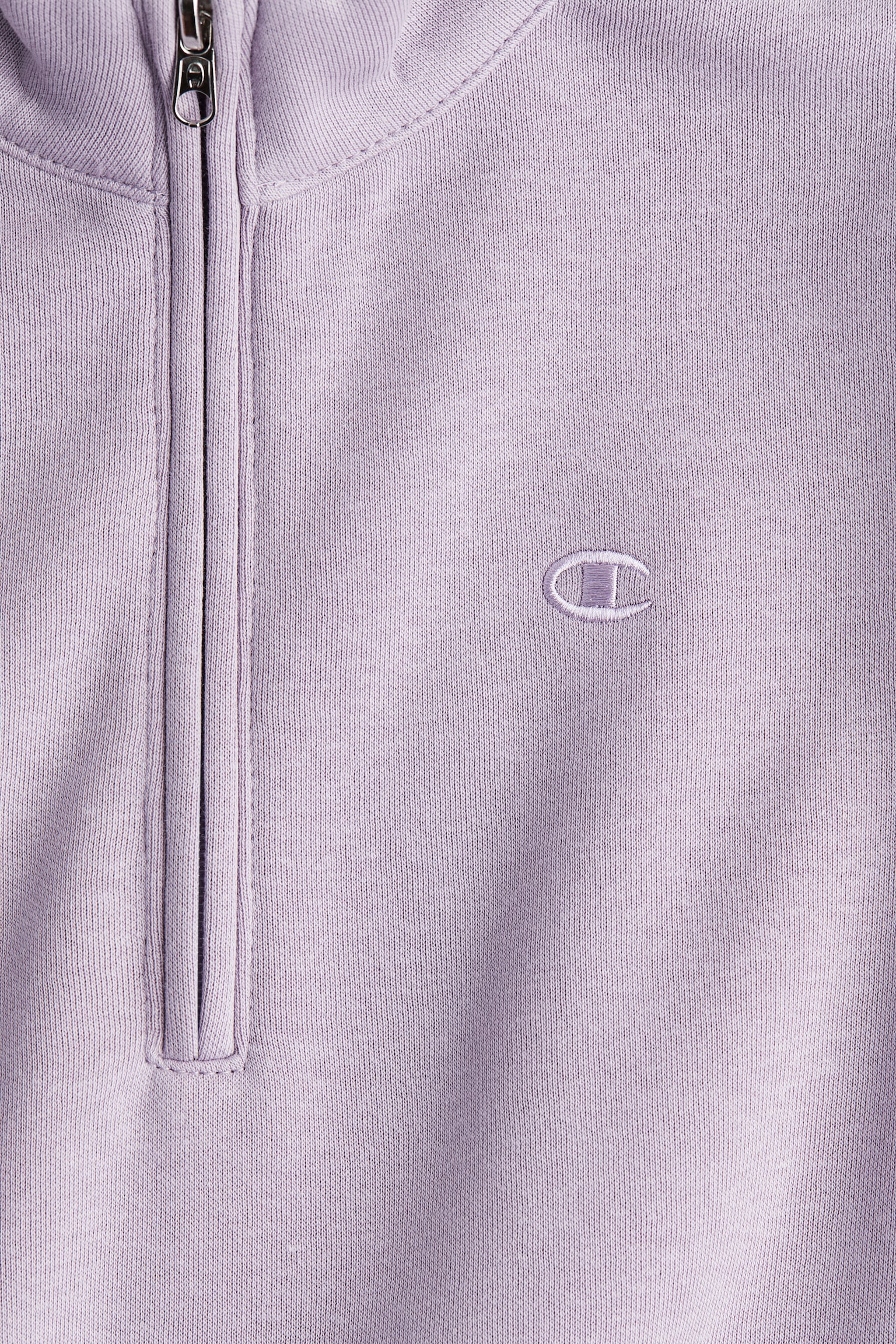 Half Zip Sweatshirt - Violet - 2