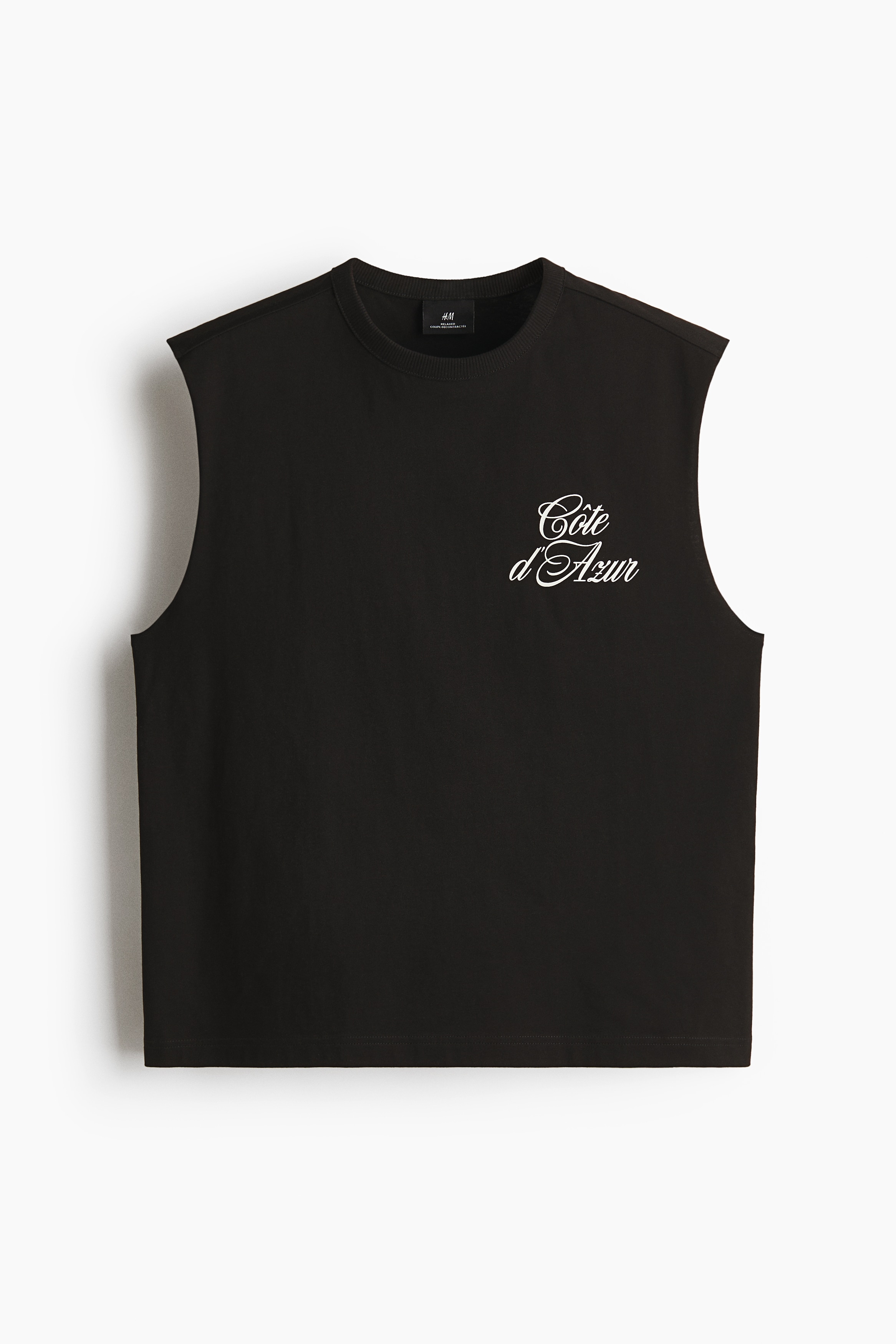 Loose-Fit Printed Sleeveless T-Shirt - Black/Côte d'Azur/Black/Los Angeles/White/California/White/Côte d'Azur Edition/Coral pink/82/Dark gray/Offshore