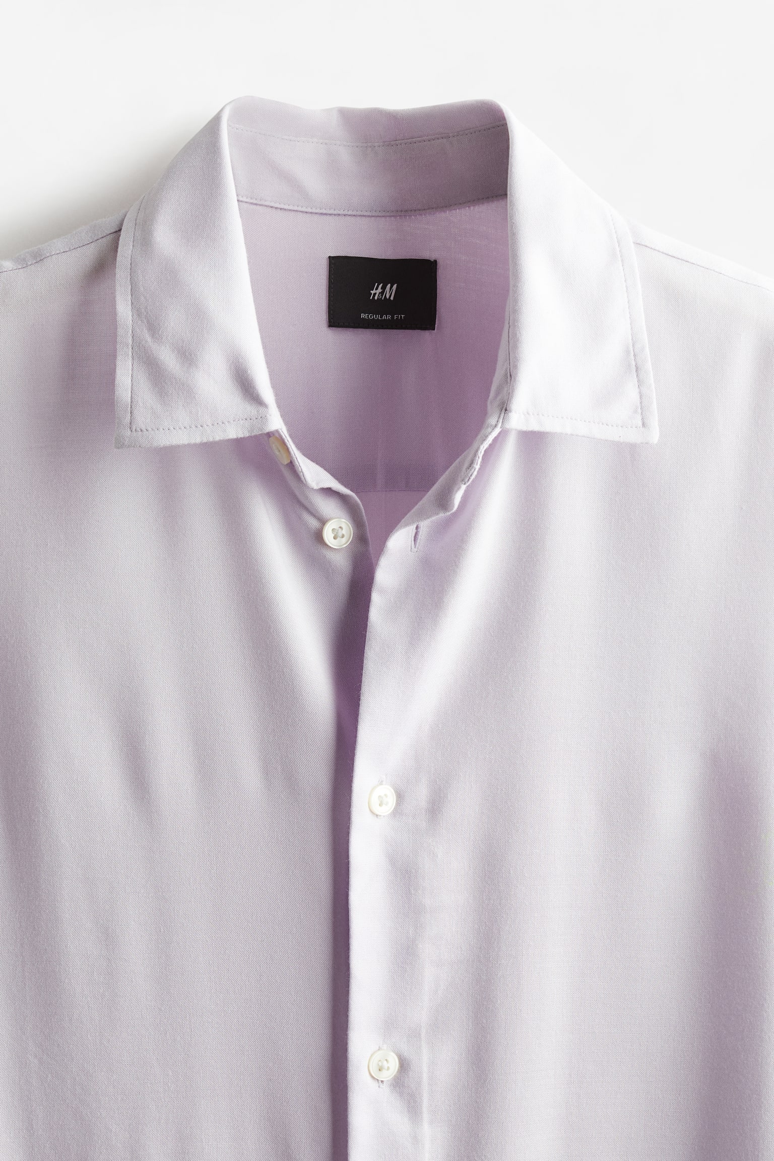 Loose Fit Patterned shirt - Light purpe - 7