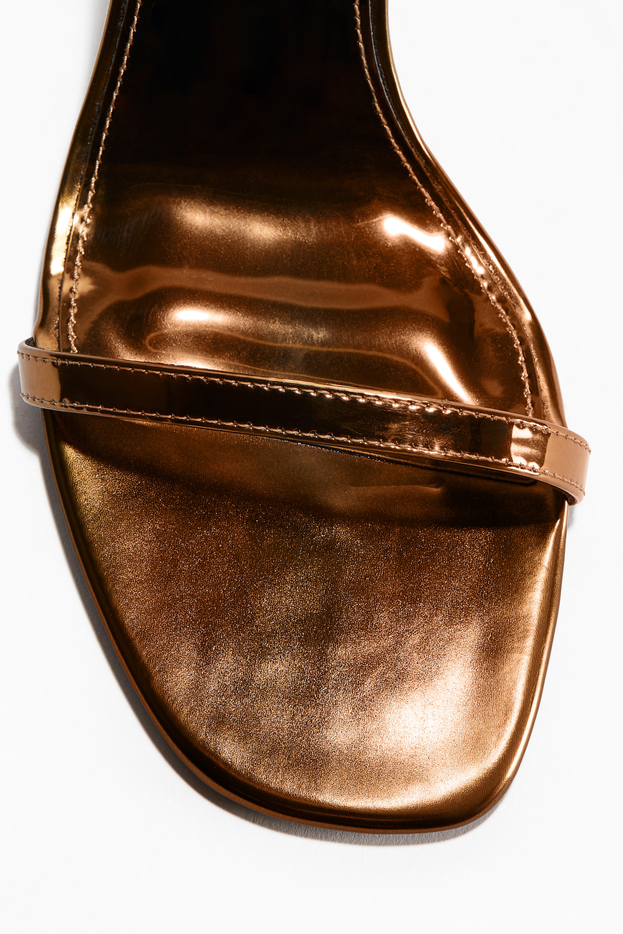 View larger image: Heeled Strappy Sandals - Bronze-colored - Ladies | H&M CA 3