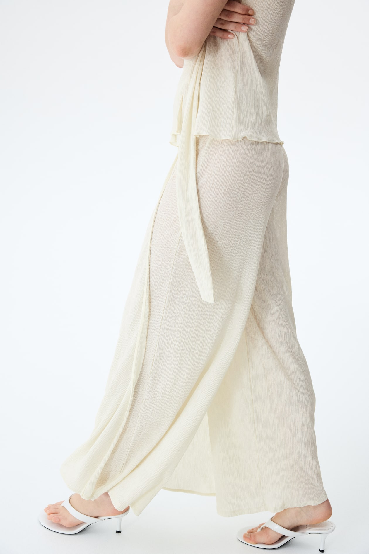 Crinkled Wrapover Pants - image 5