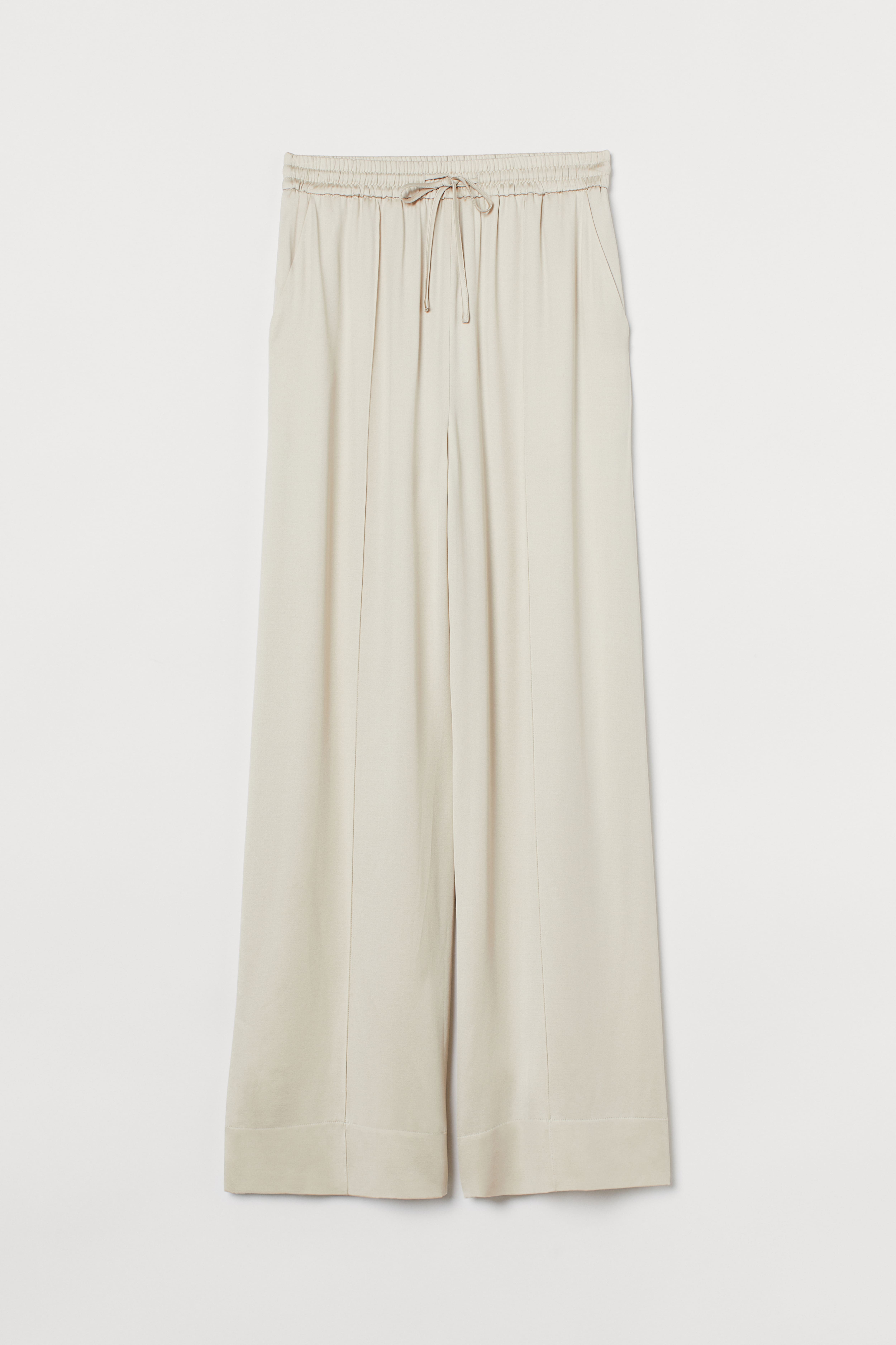 Wide cut Silk blend Pants