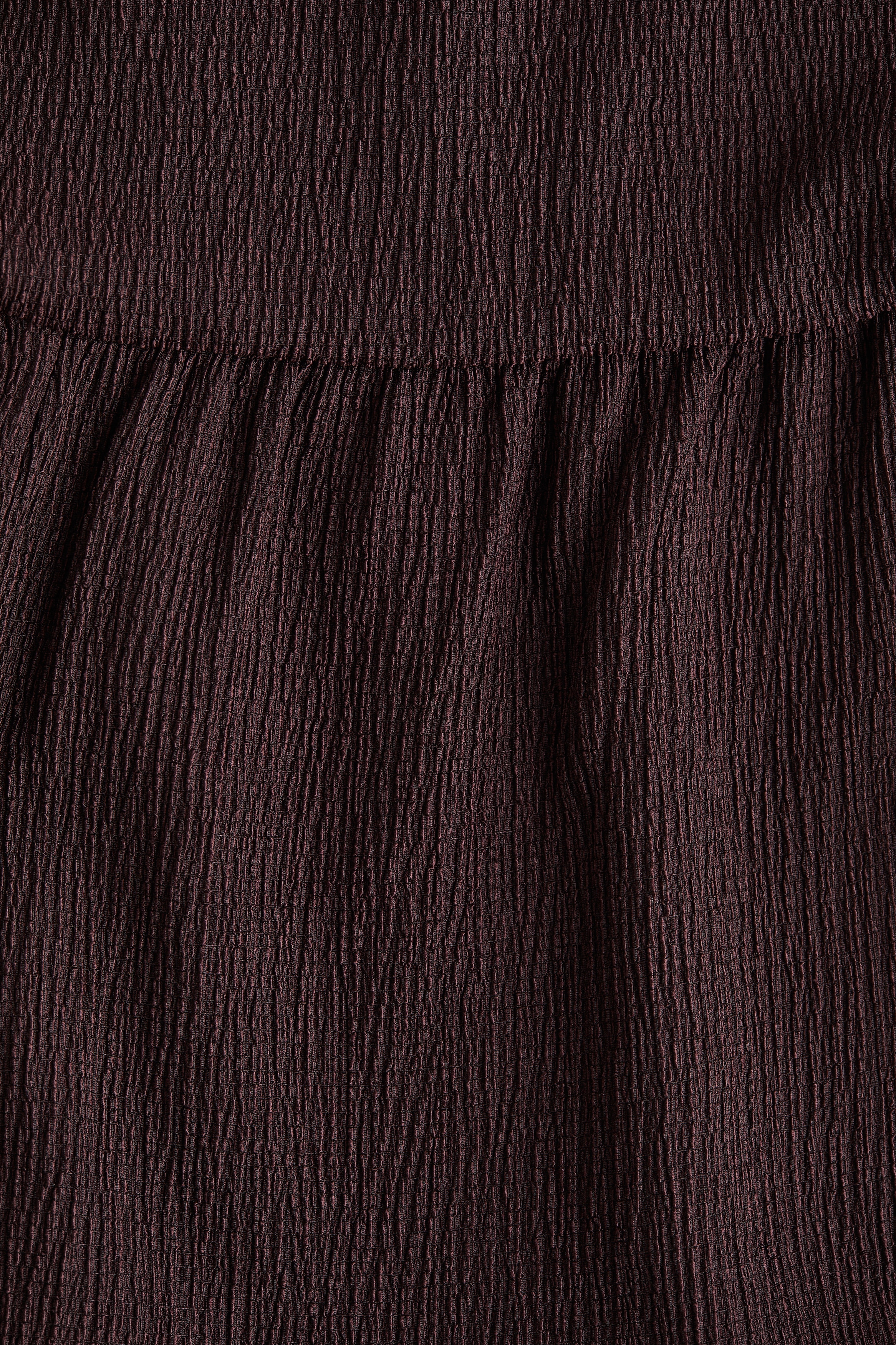 Crinkled balloon-leg trousers