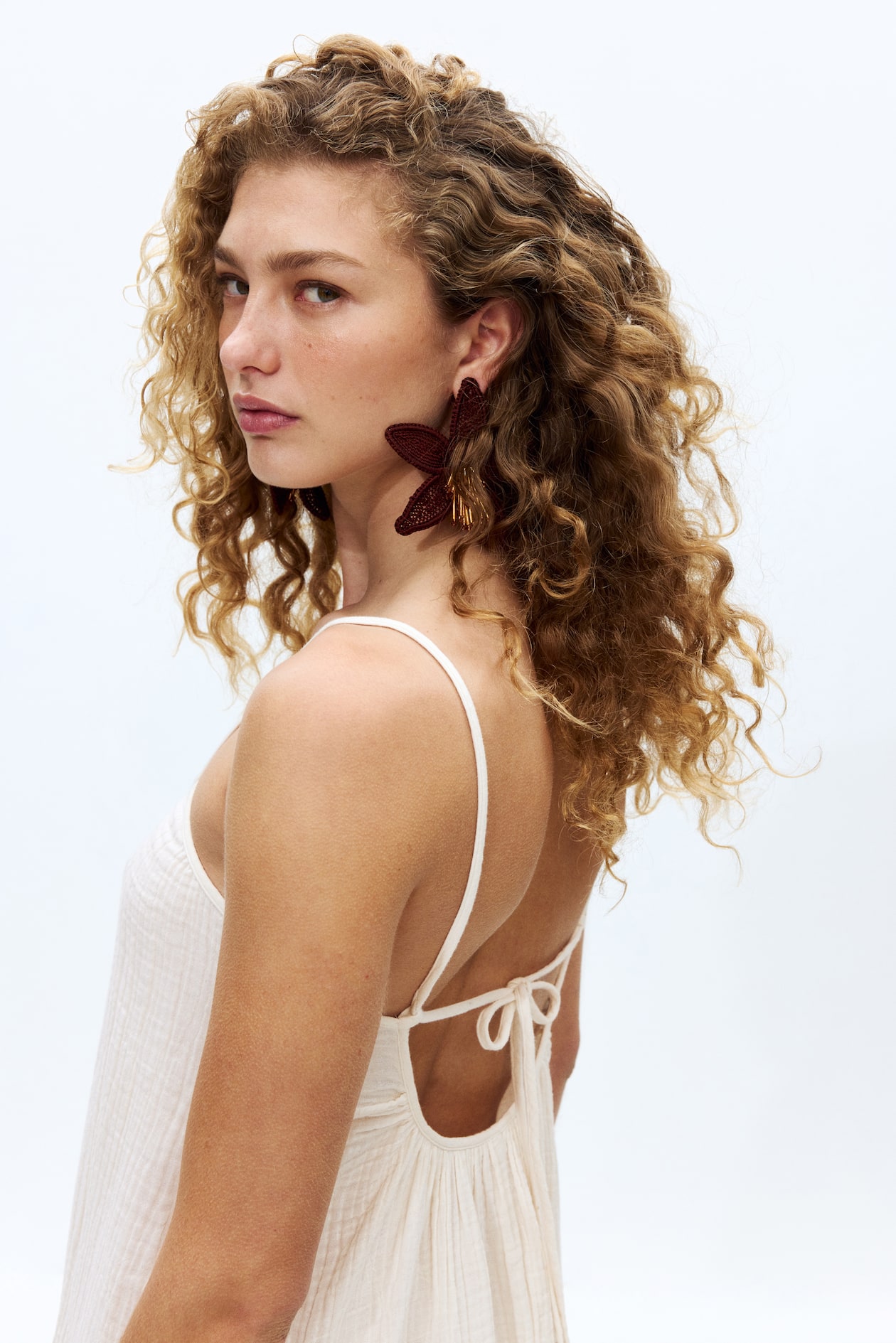 Cotton Muslin Beach Dress - image 3