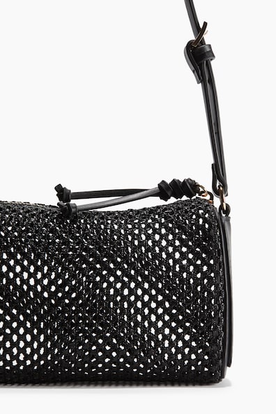 Borsa A Tracolla GUESS HWQV89 88210 Ajiona - Marrone Logo, 26x19x6 Cm, In Poliuretano Con 3 Scomparti E Tasca Posteriore