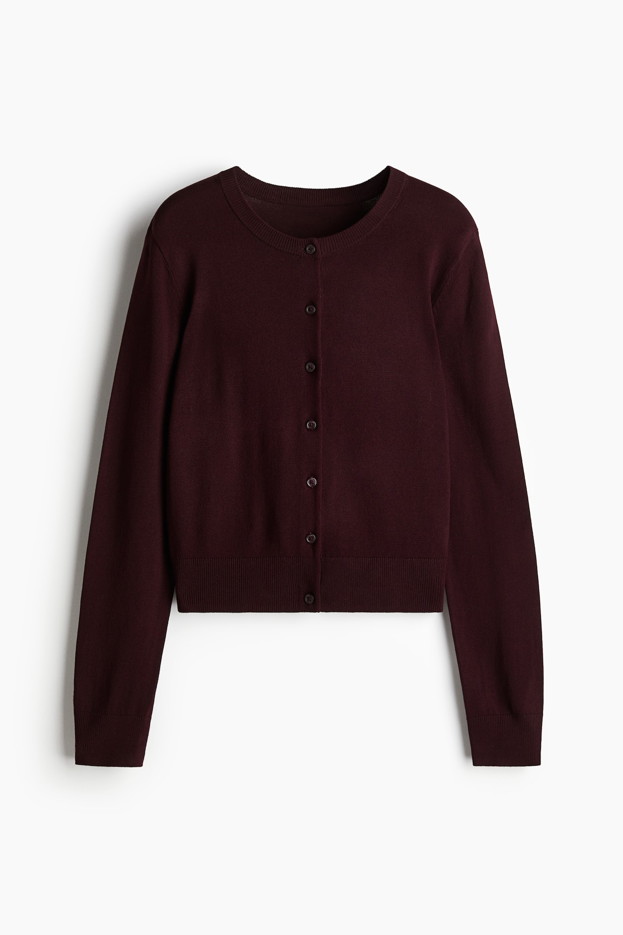 ファインニットカーディガン - バーガンディ - レディース | H&M JP