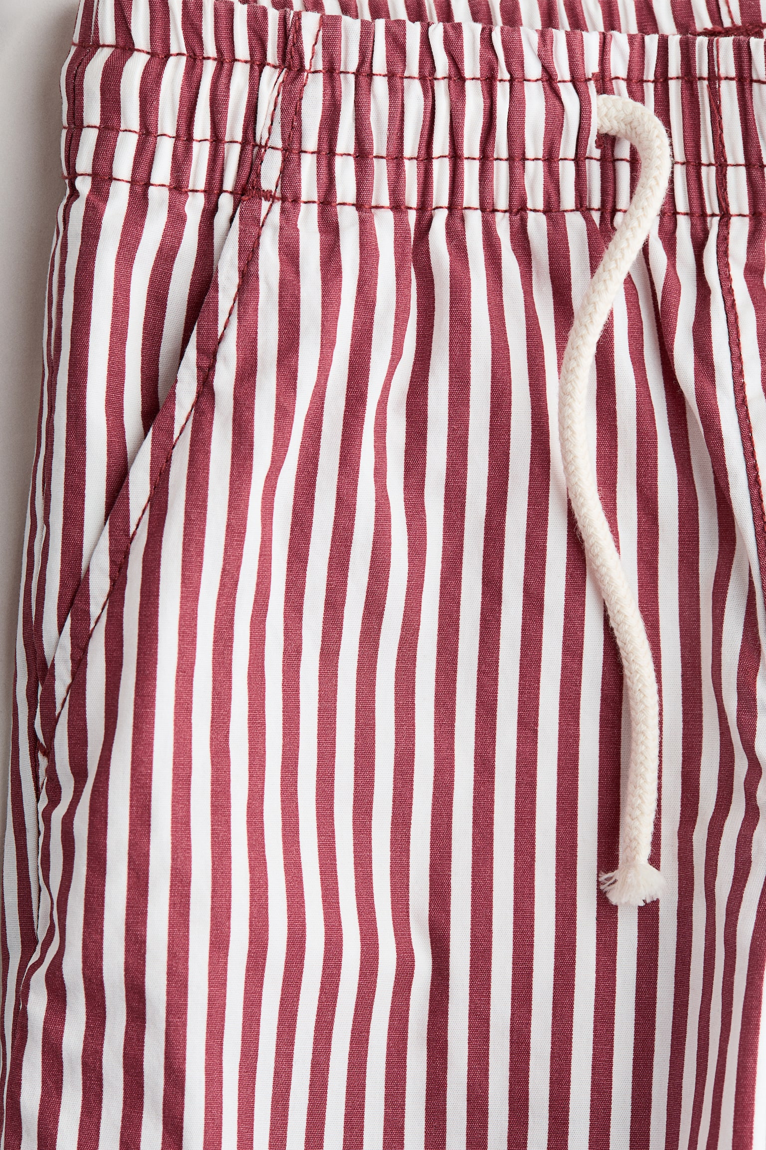 Cotton shorts - Dark red/Striped/Cream/Striped/Navy blue/Turquoise/Light beige/Brown - 2