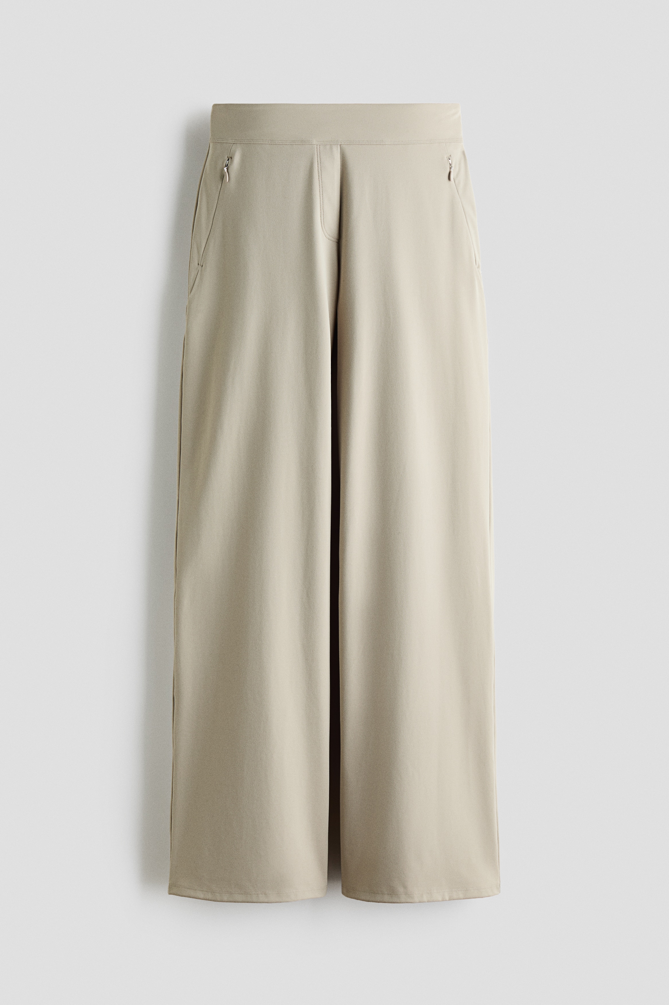 Four-way Stretch Wide Trousers - Beige/Black/Dark brown/Light brown/Dark brown/Grey