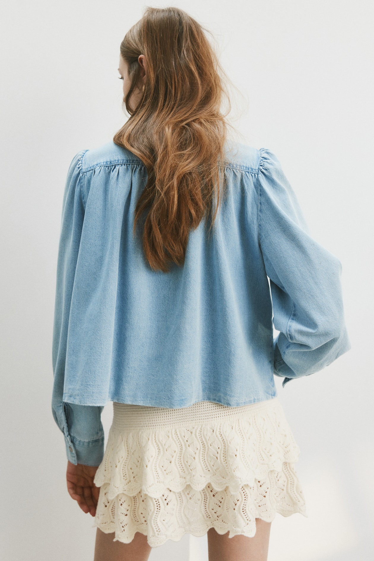 Crochet-Look Tiered Skirt - image 2