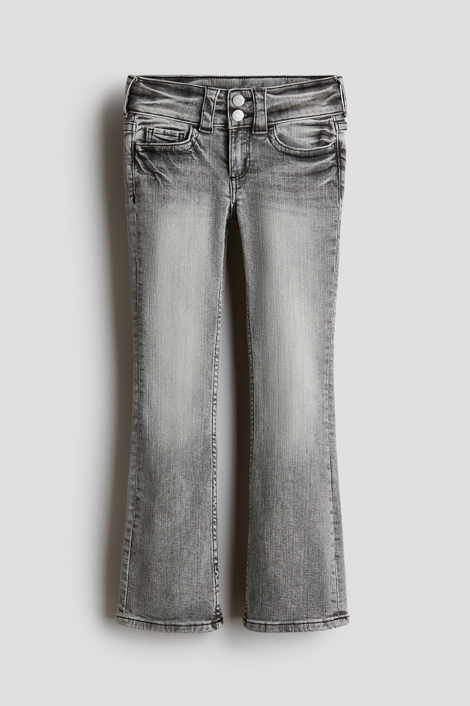 Bootcut Leg Low Jeans - Washed denim grey/Denim blue/Denim black/Denim blue/Dark denim blue - 1