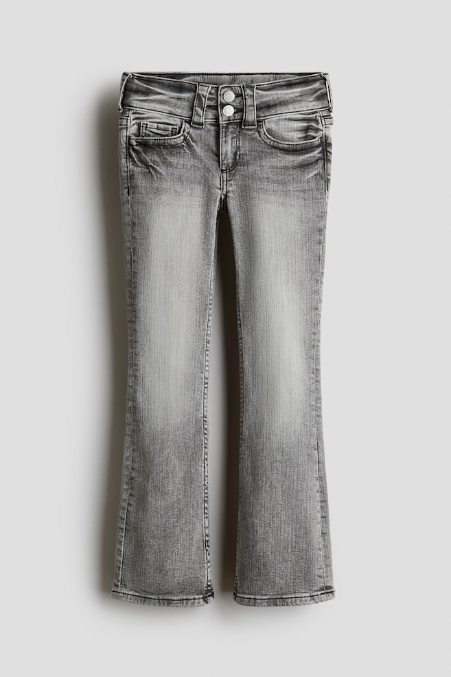 Bootcut Leg Low Jeans - Washed denim grey/Light denim blue/Denim blue/Light denim blue/Denim black - 1