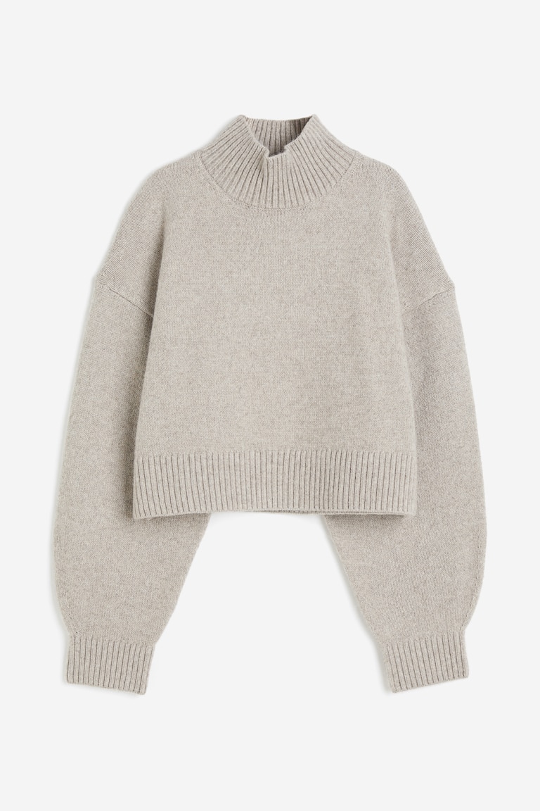 Oversized Mock-turtleneck Sweater