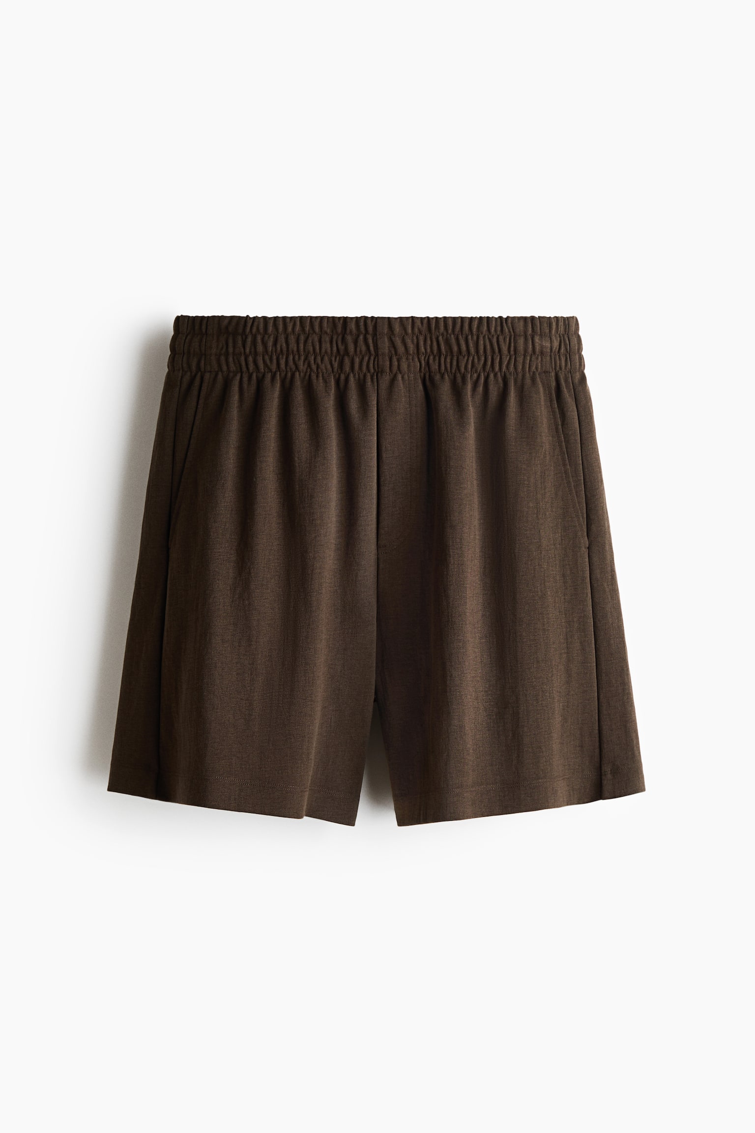 Szorty z interlokowego dżerseju Relaxed Fit - Ciemna zieleń khaki/Jasnobeżowy/Czarny - 1