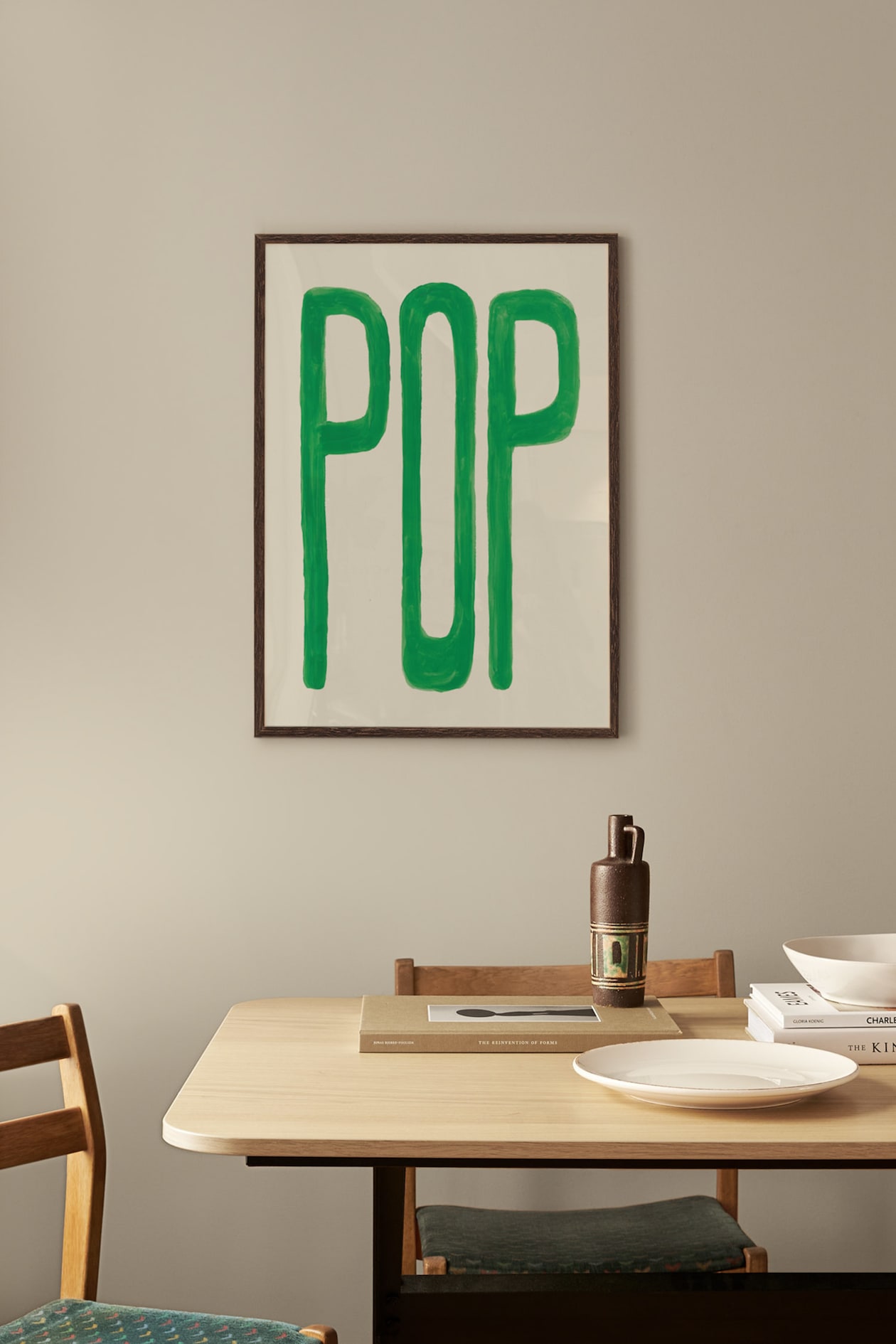 Pop Poster Green Postery Home All H&M GB