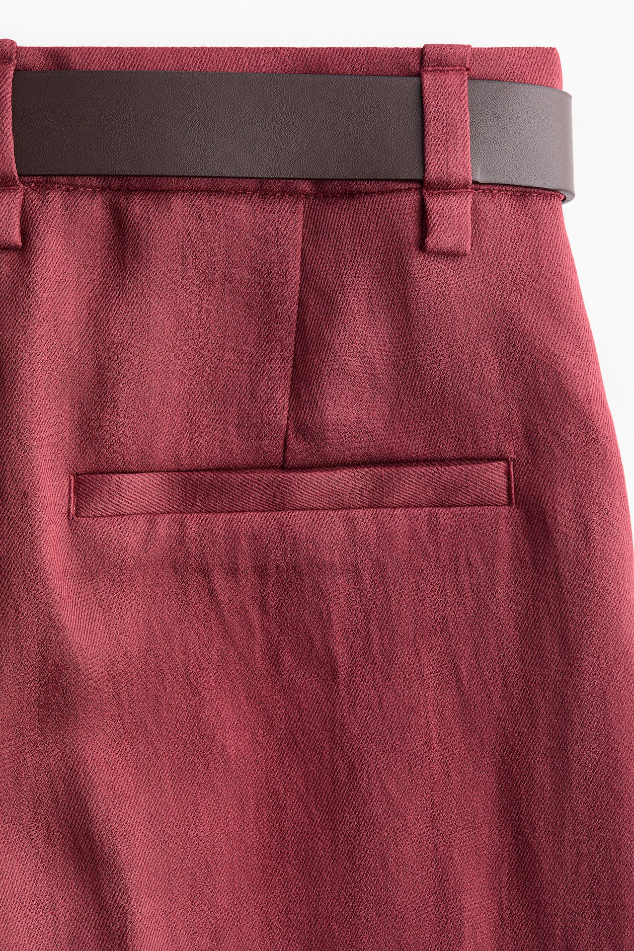 Wide-Leg Pants with Belt - image 4
